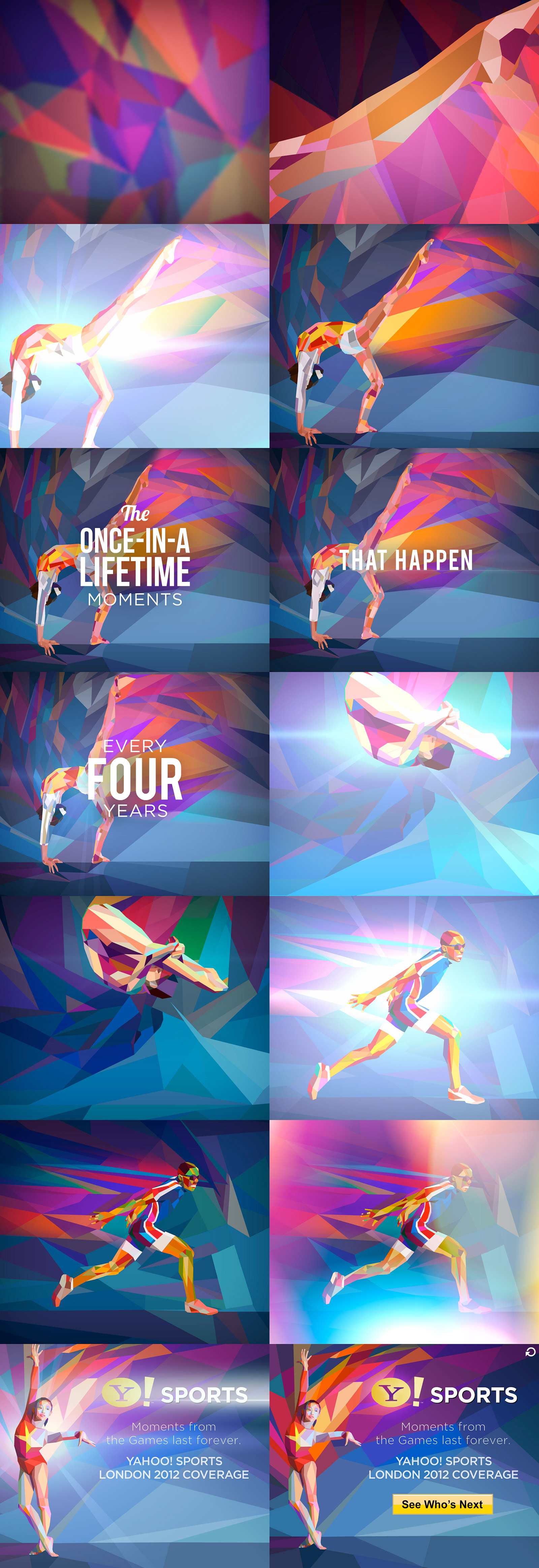 Olympic advertising for global sports news media