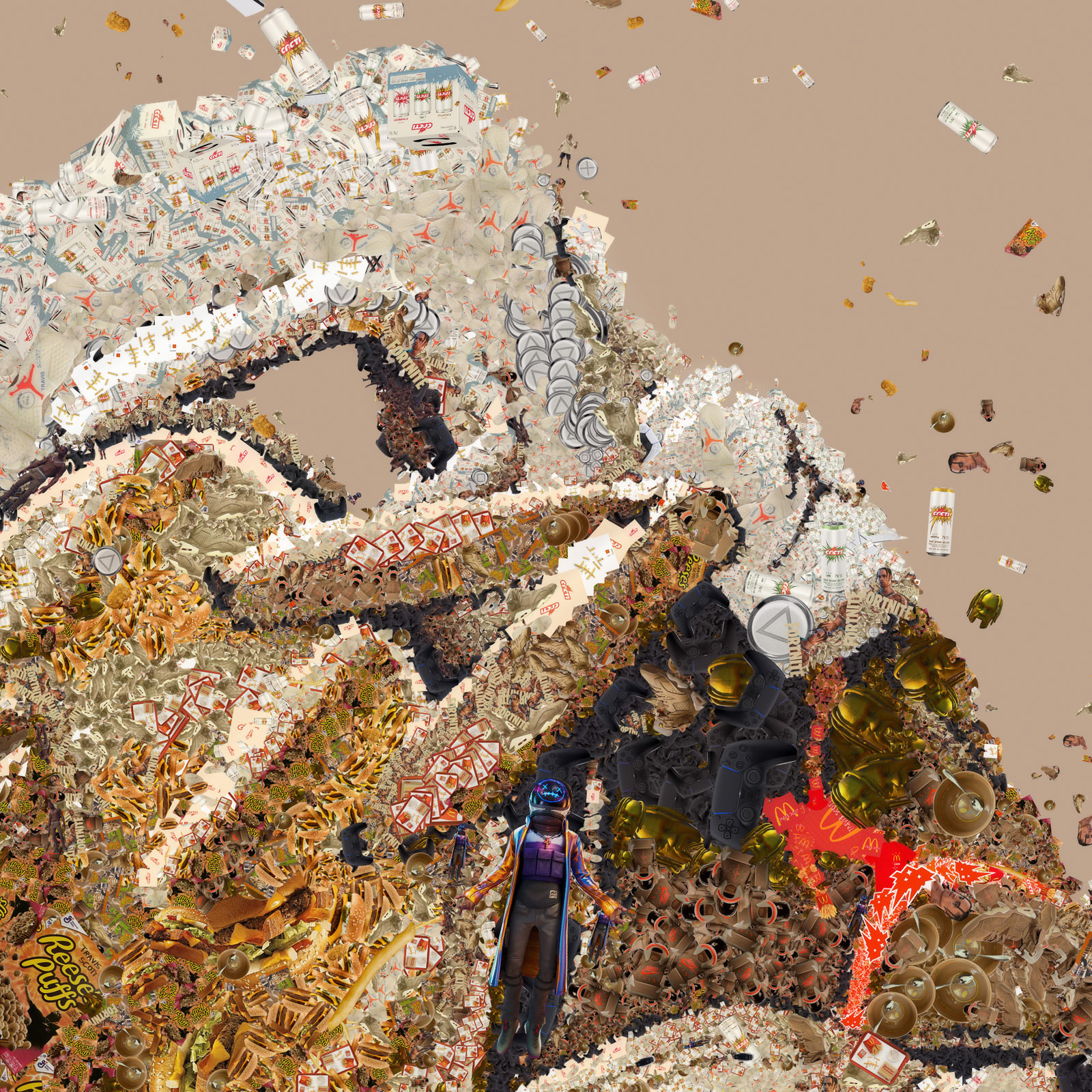 Air Jordan sneakers digital art