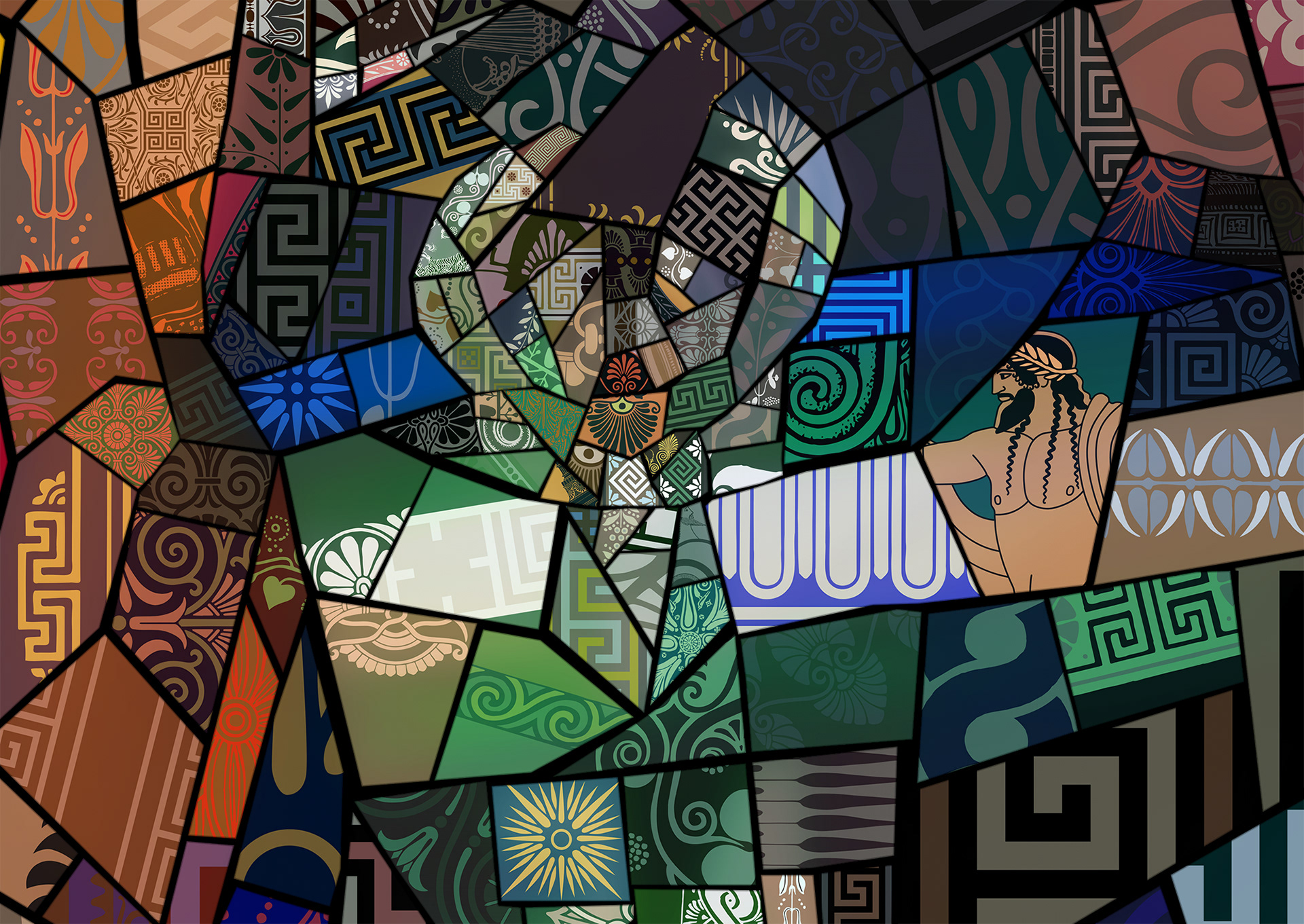 Milwaukee NBA basketball mosaic art mixed cultures and stories