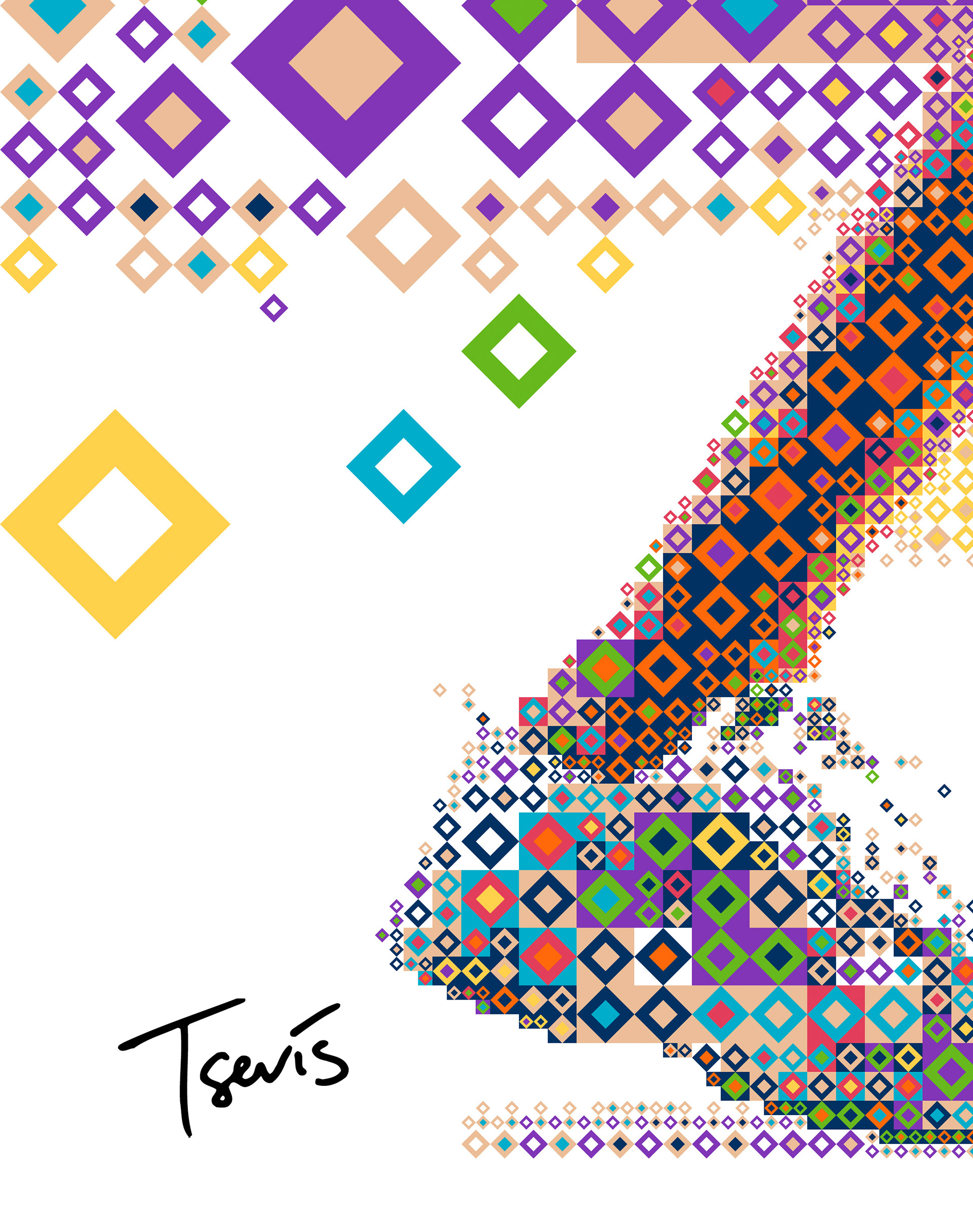 Global sport event campaign illustration