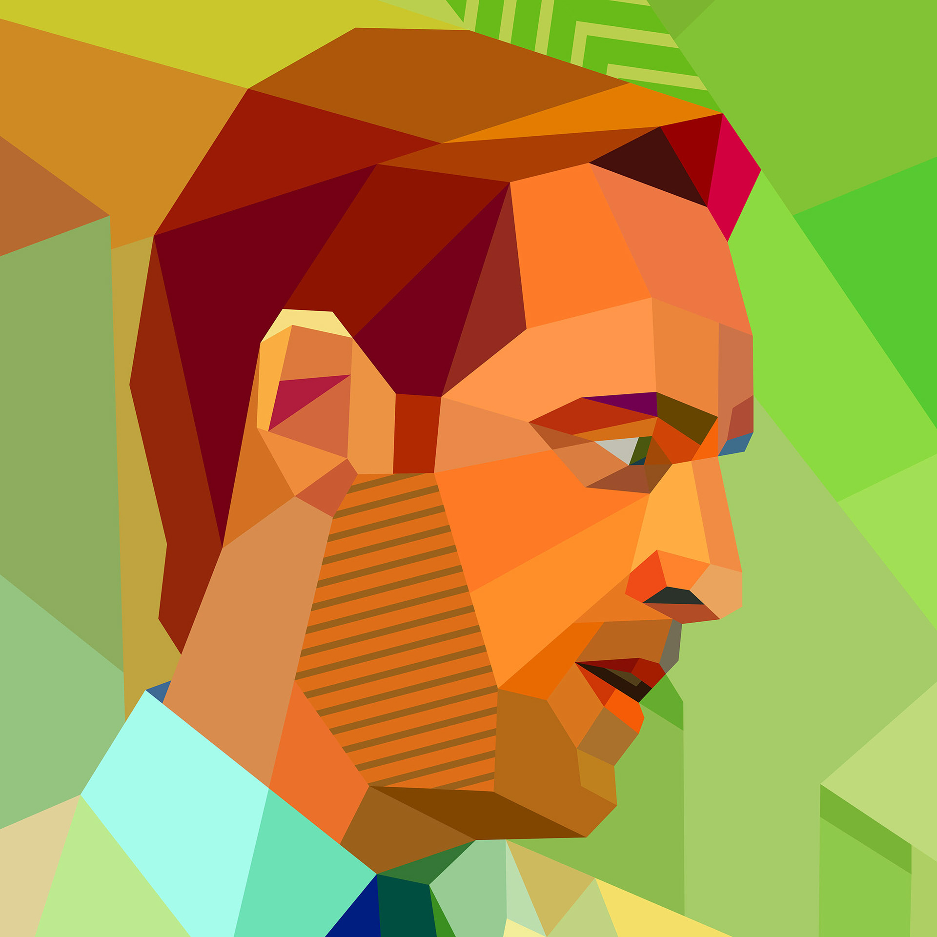 Digital mosaic artwork commission for health events