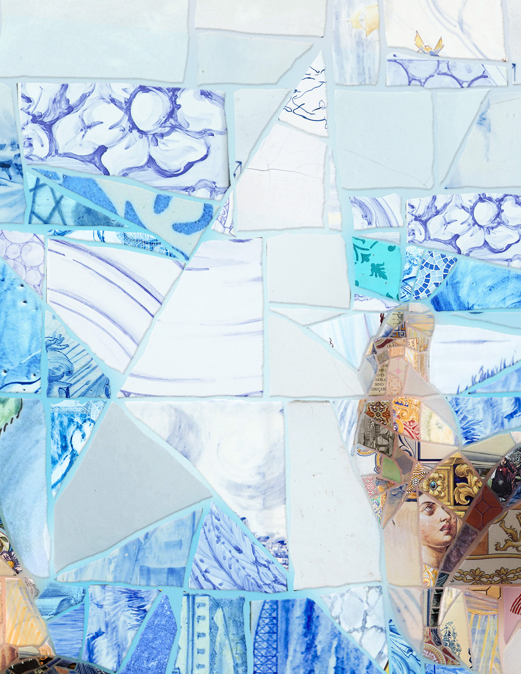 digital tile arrangement for illustration The Olympic Games