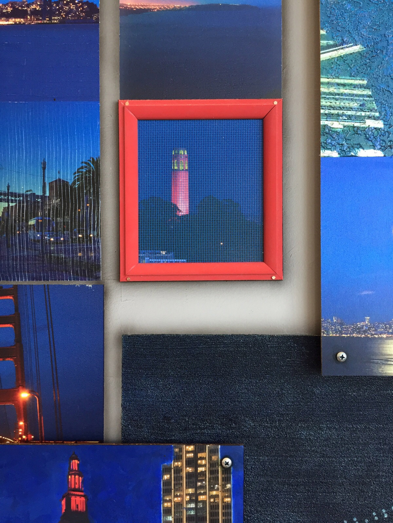 Photographic pieces for huge art in creative collage