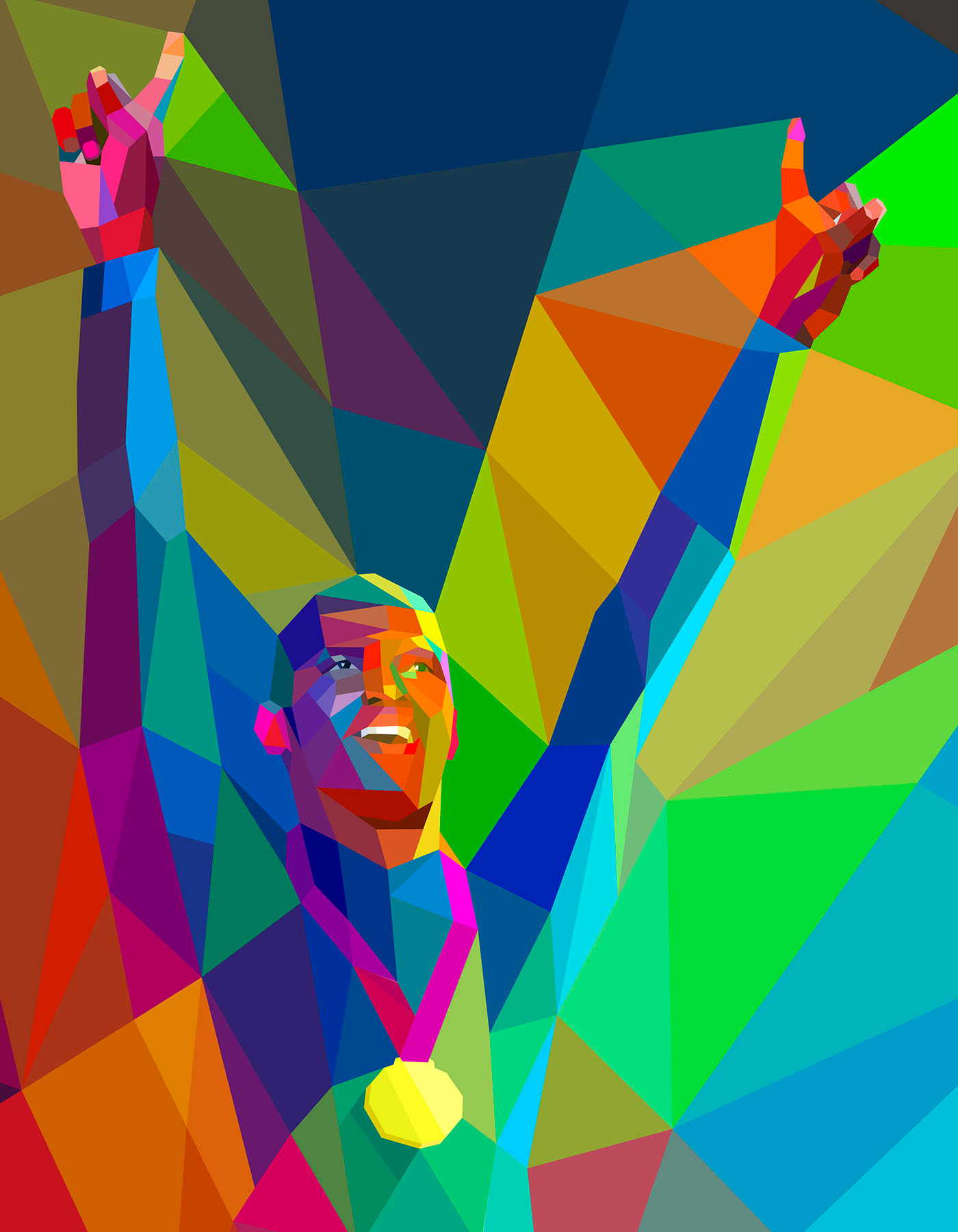 Olympic winner, sport graphics