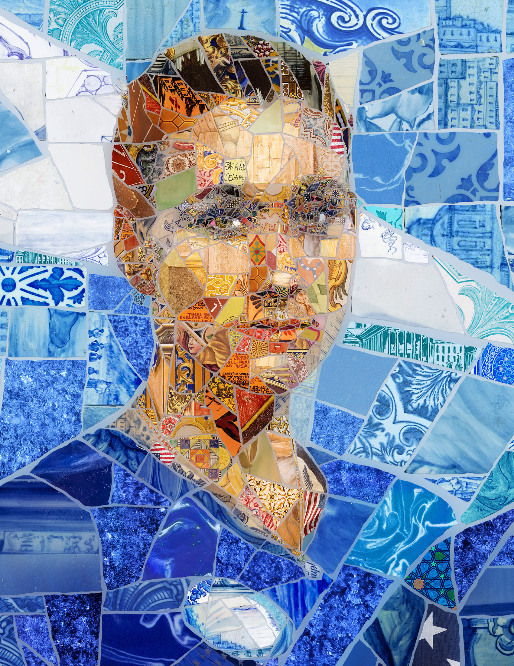 Kerri Walsh Jennings portrait artwork for Olympics
