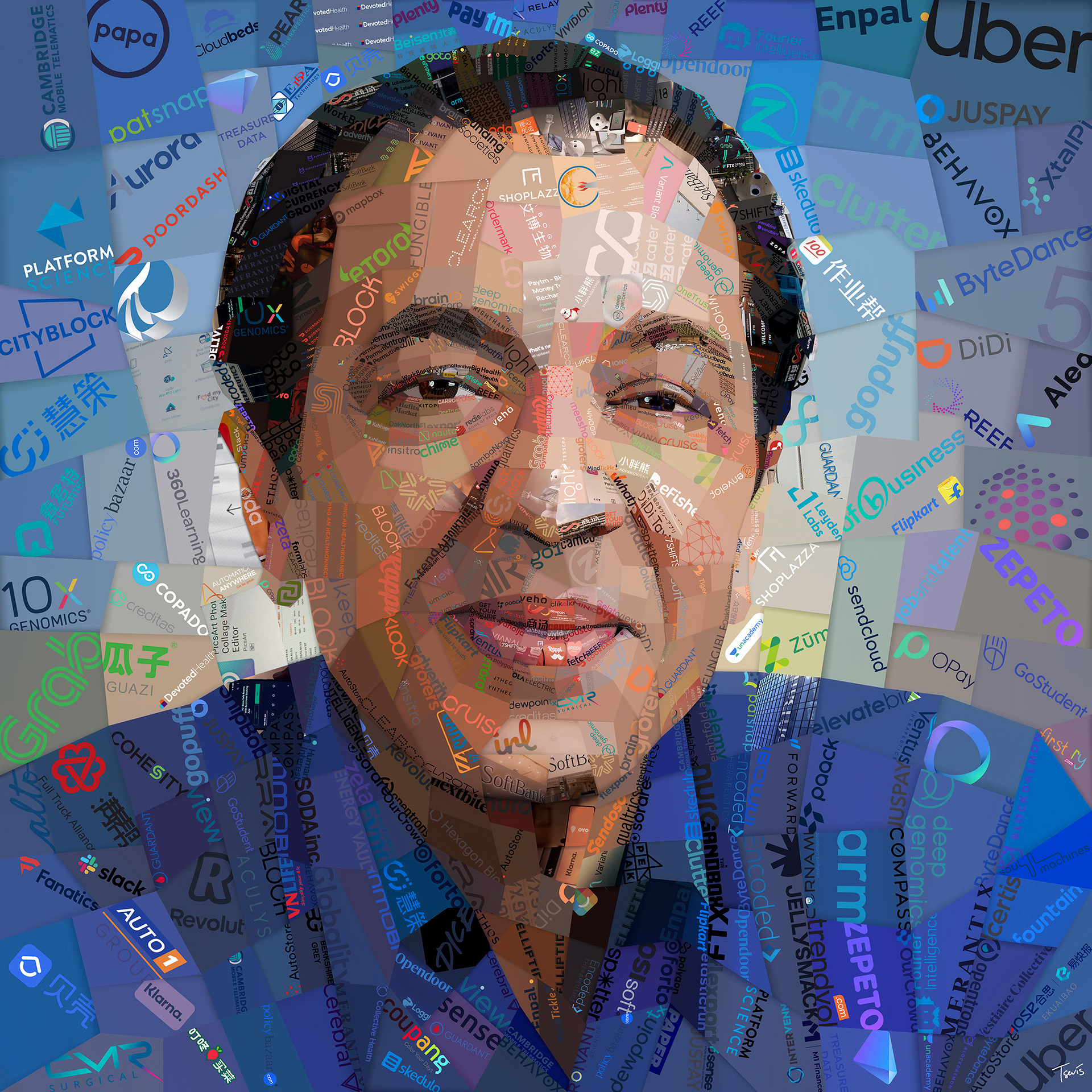 Rajeev Misra's portrait from many pictures