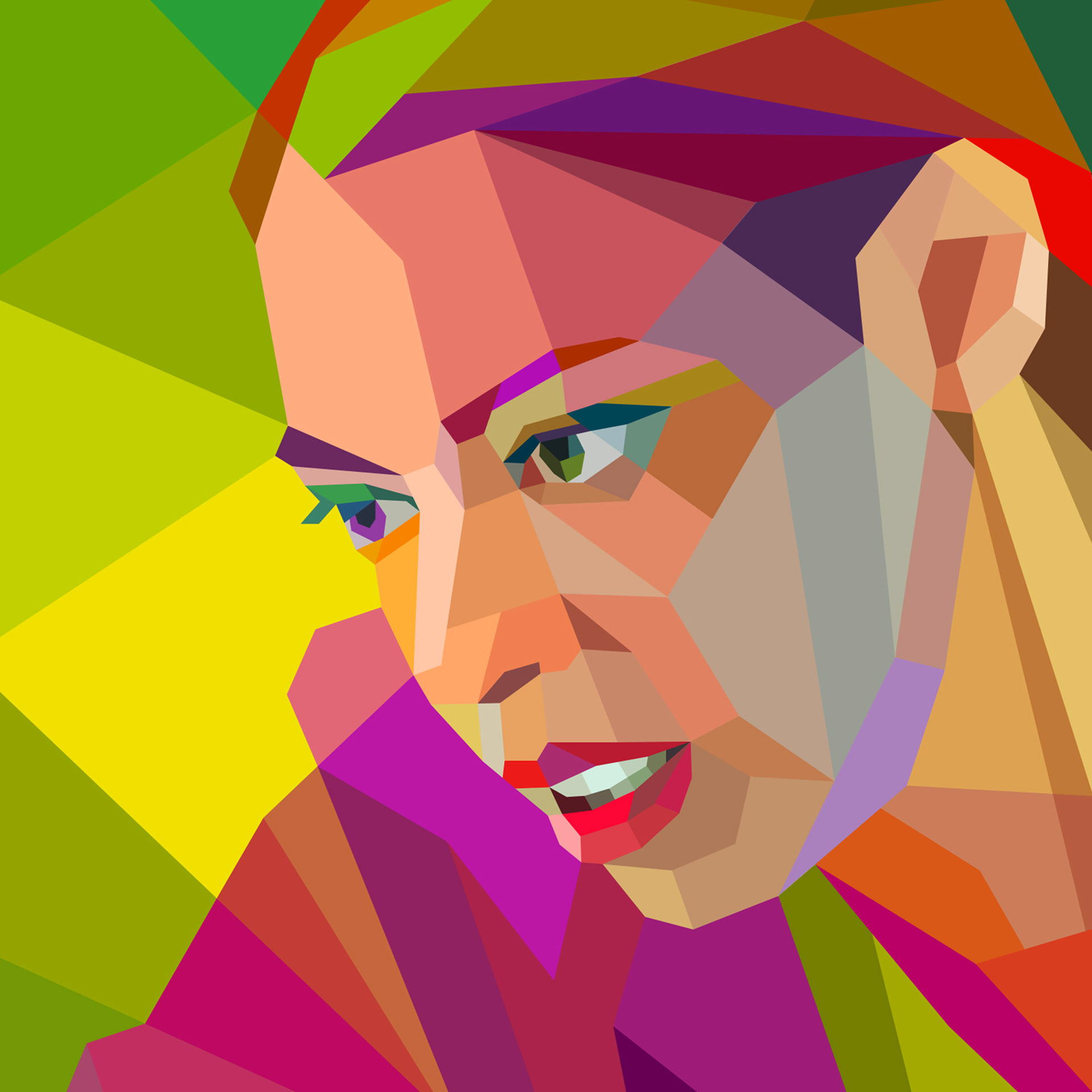 Healthcare visual communication mosaic graphics