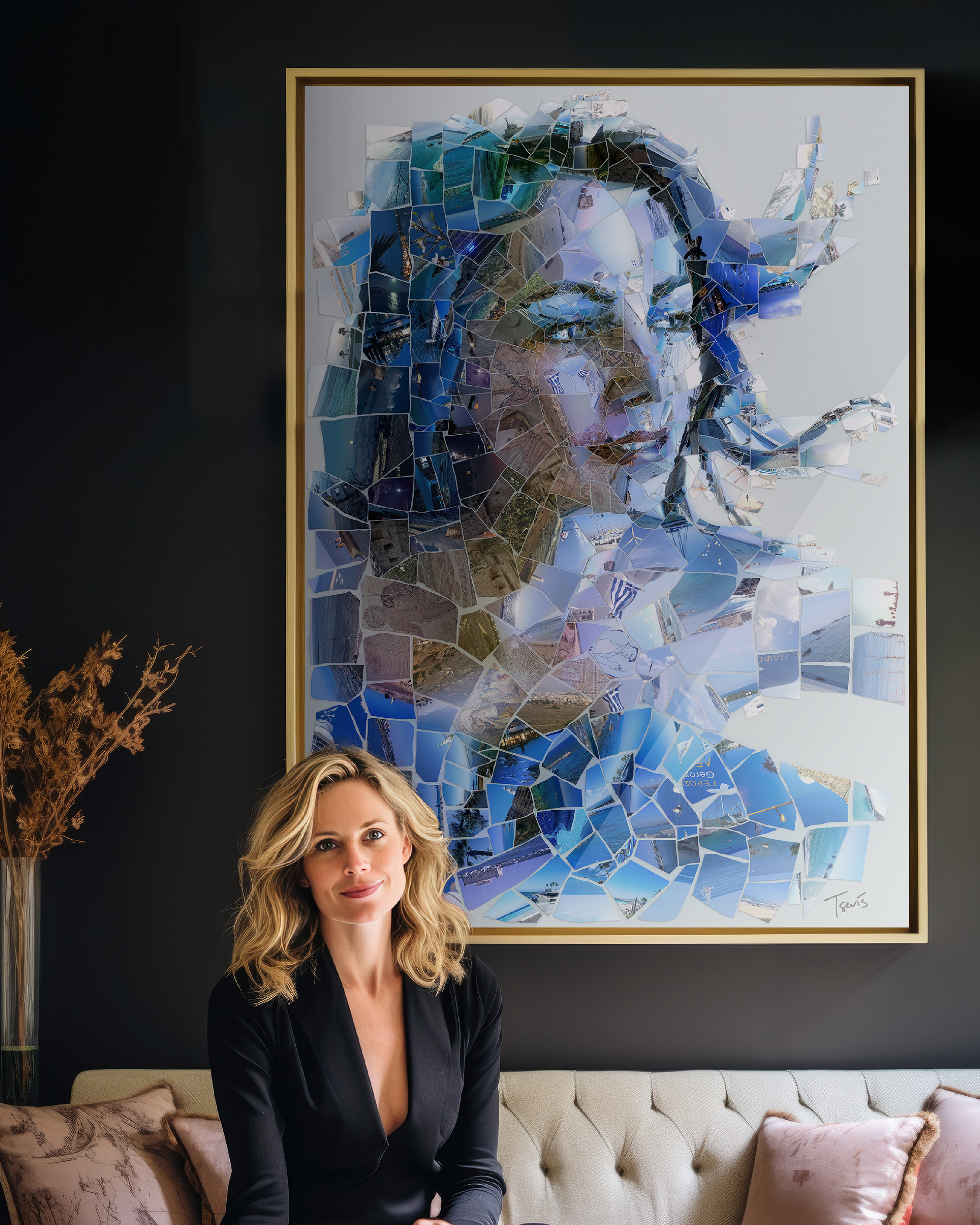 Limited edition mosaic art prints as a home decoration gifts