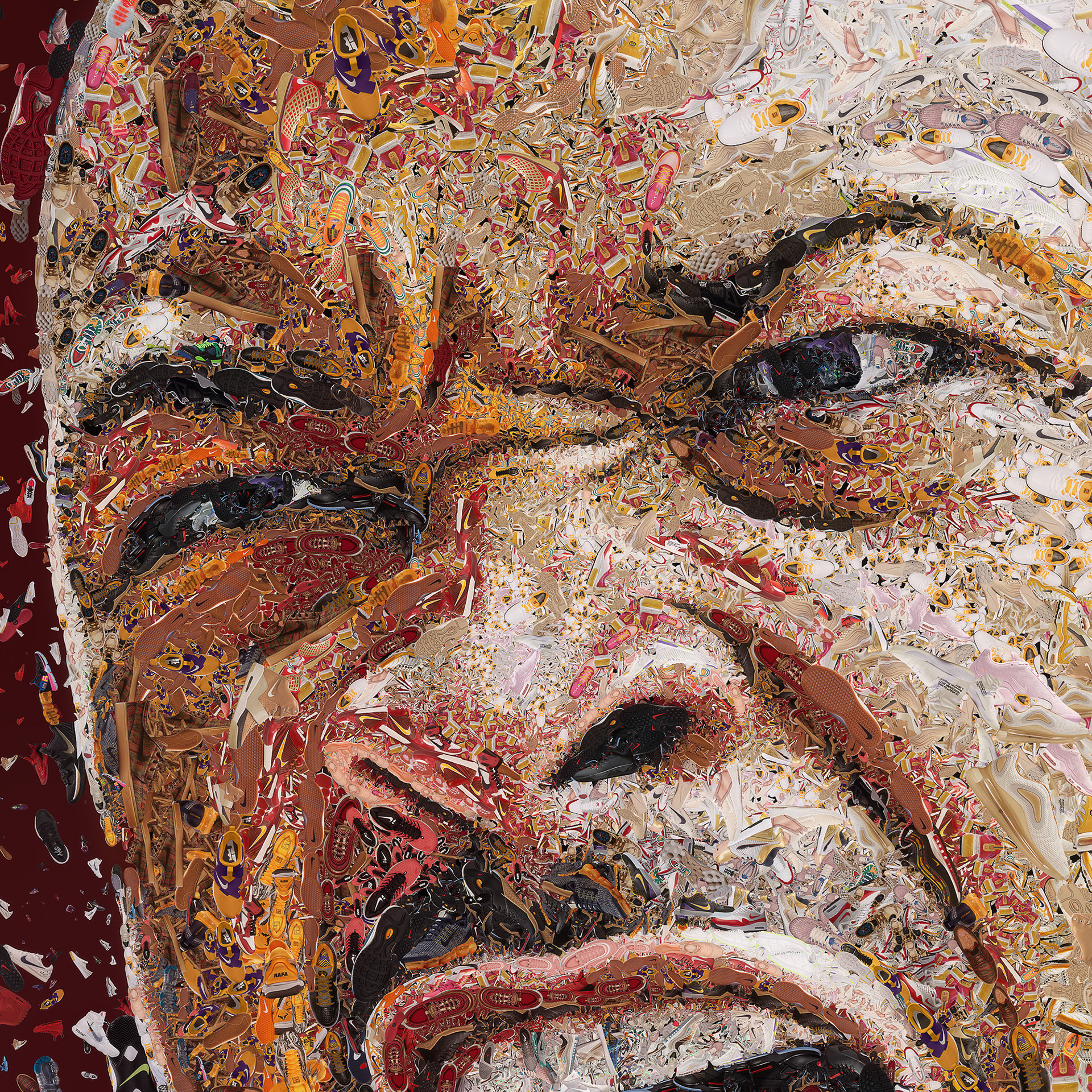 PJ Tucker from sneakers created for Bleacher Report, sport arti illustration