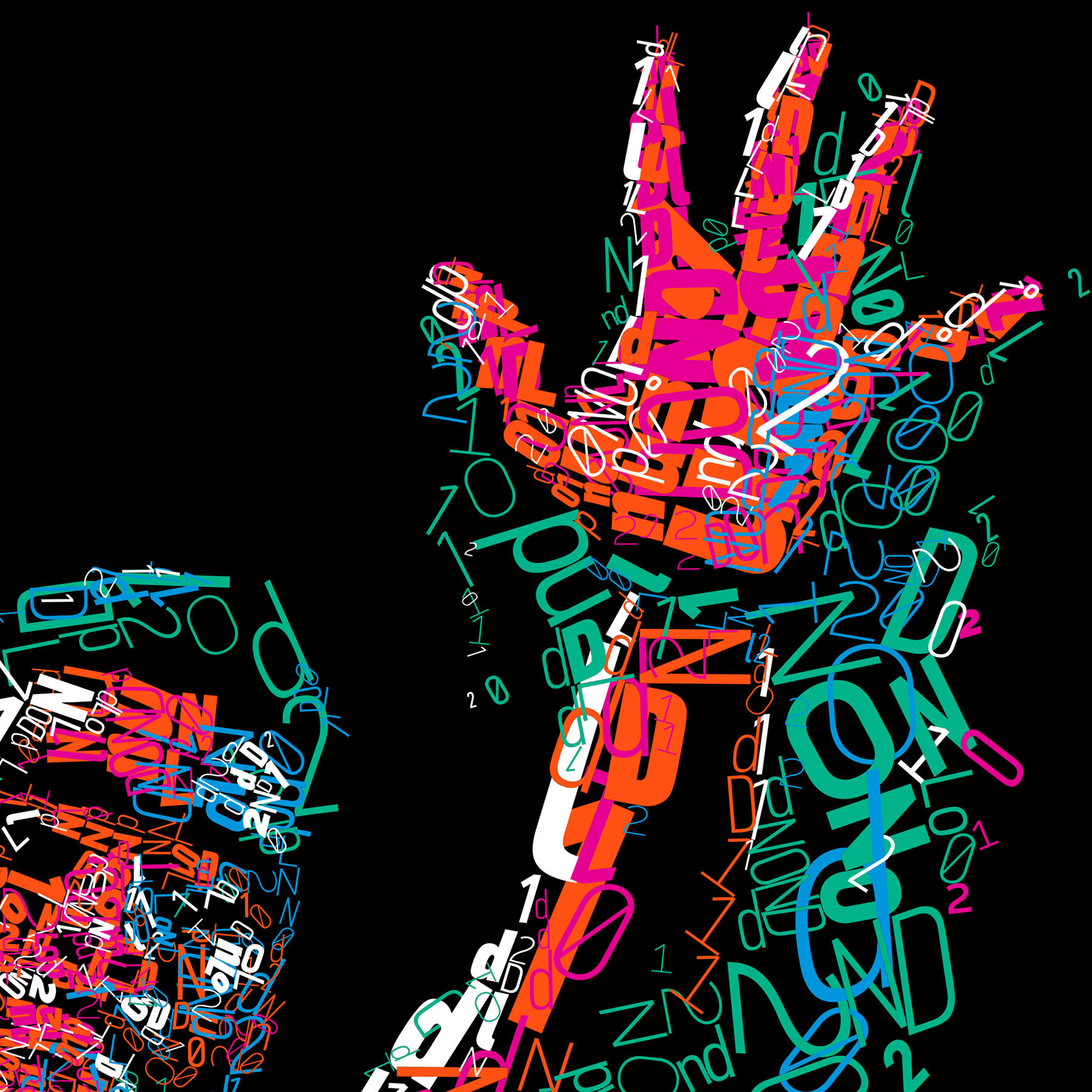 Typographic reflections on the energy of London Olympics