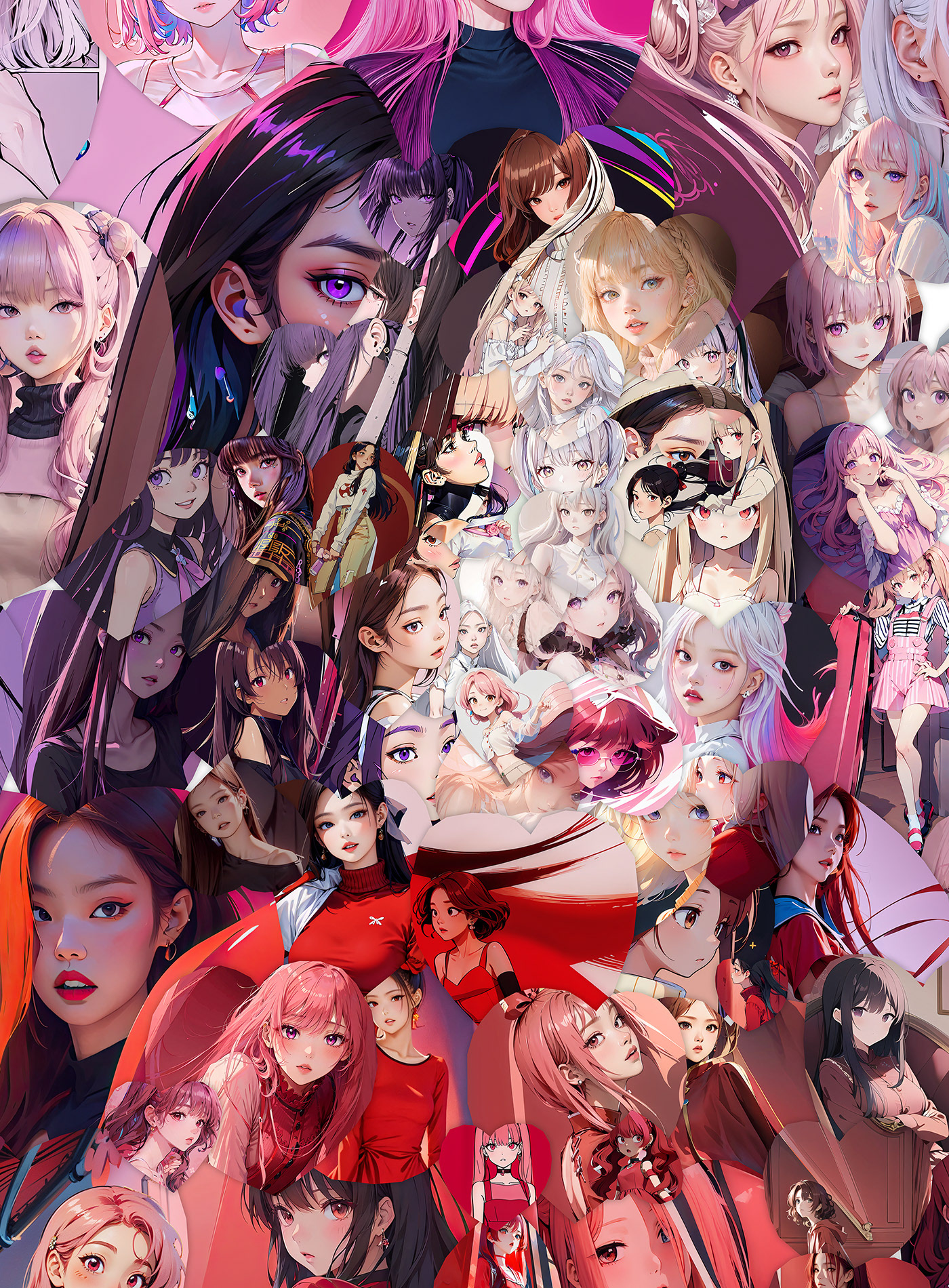 Digital illustrations for marketing collaborations