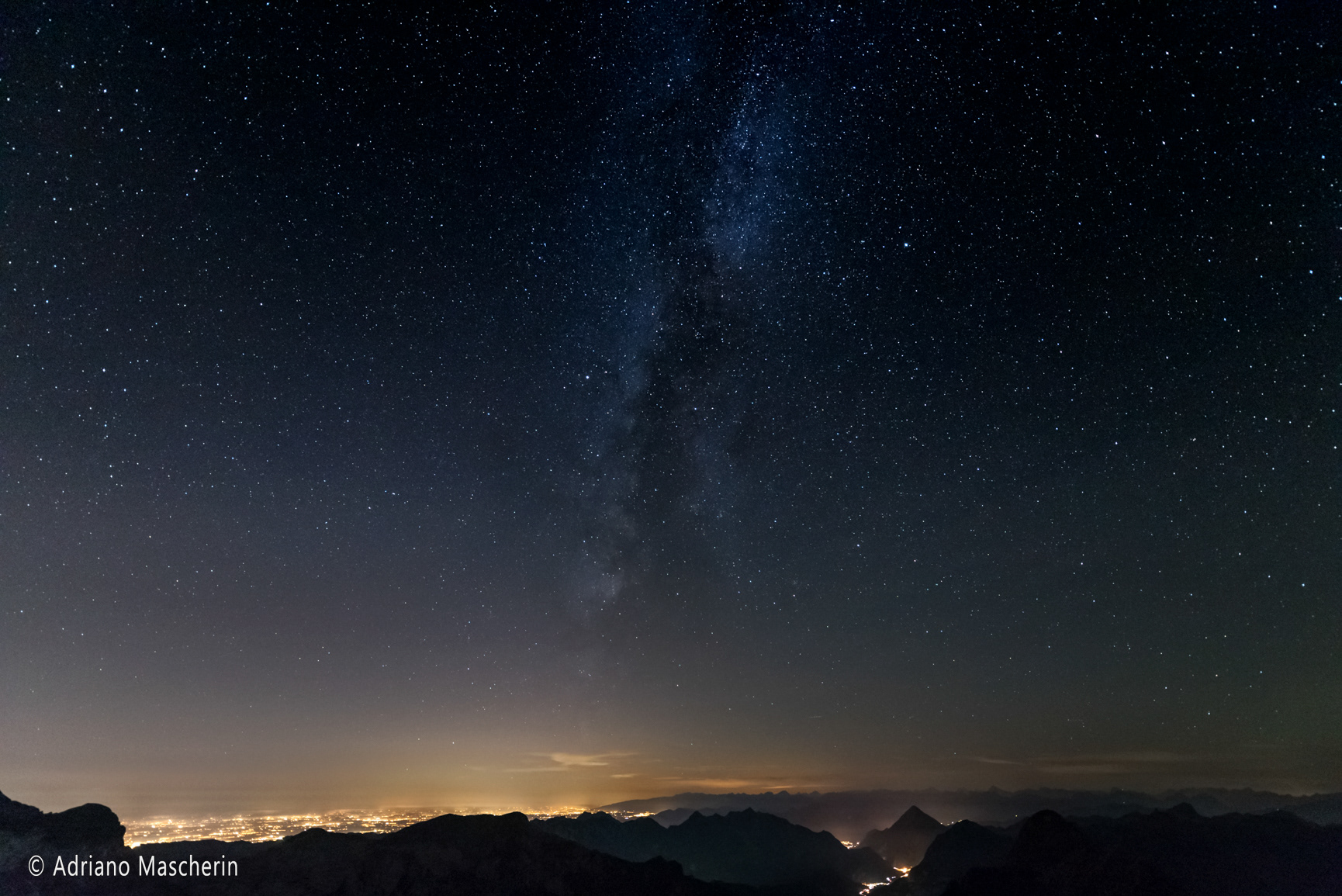 Via lattea dal bivacco Luca Vuerich - Milky way from the Luca Vuerich bivouac