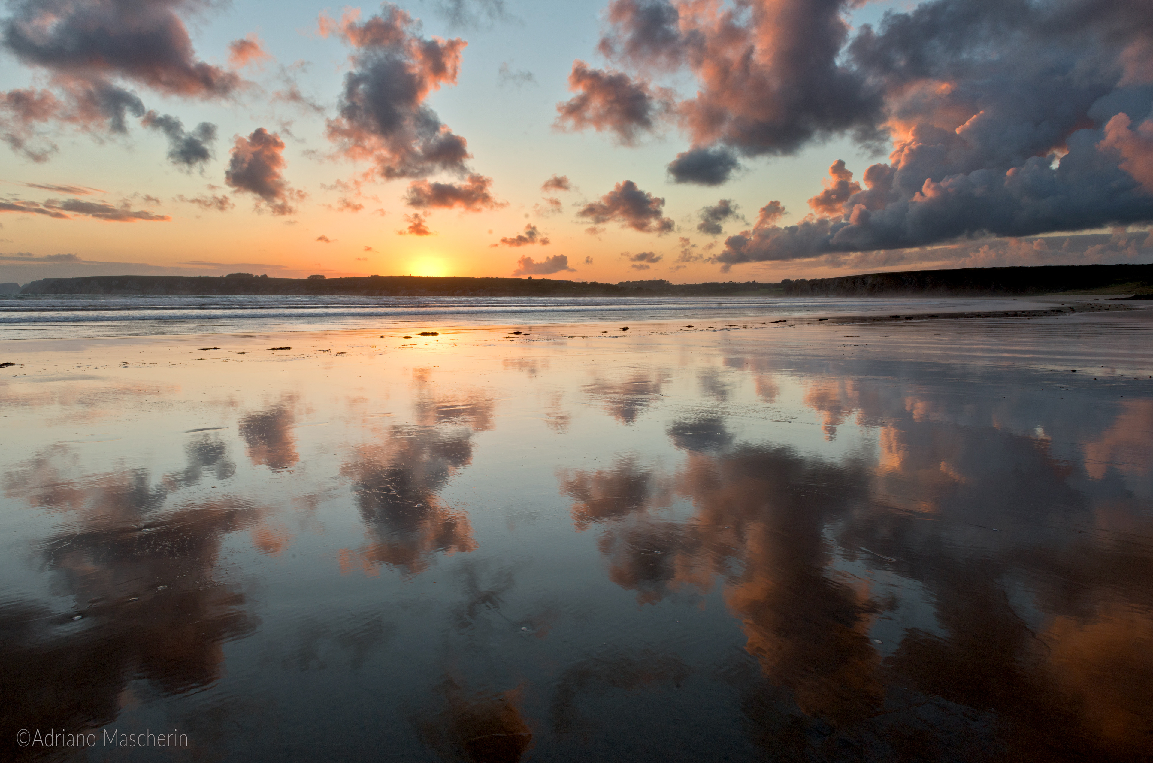 Tramonto spiaggia Goulien - Goulien beach sunset