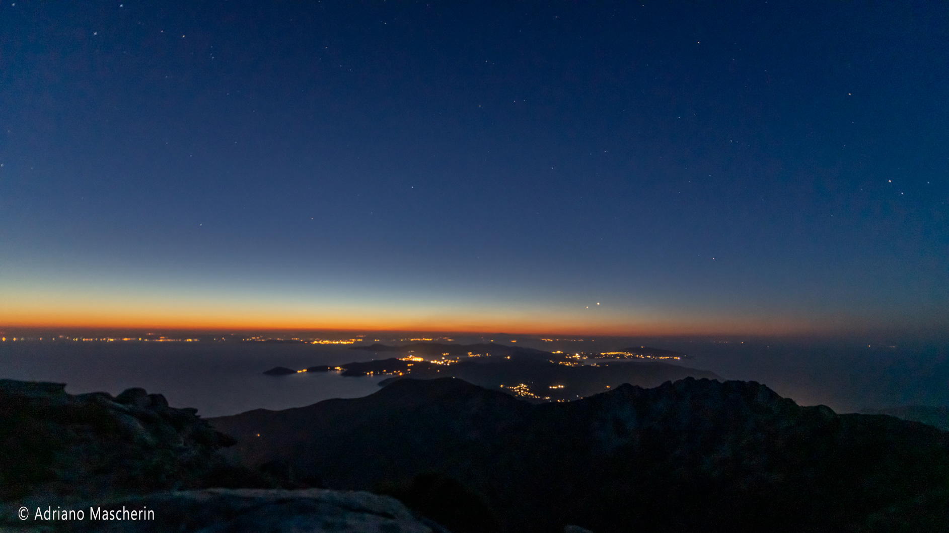 Aurora dal monte Capanne - Dawn from the mount Capanne