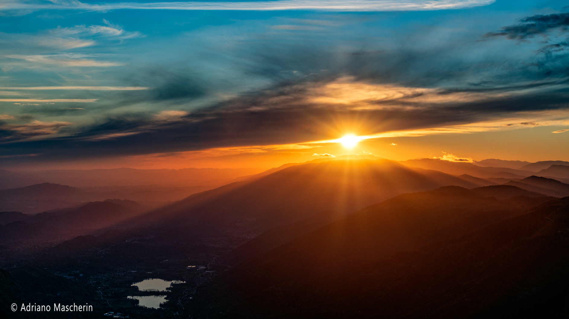 Tramonto dal Pizzoc - Sunset from Pizzoc