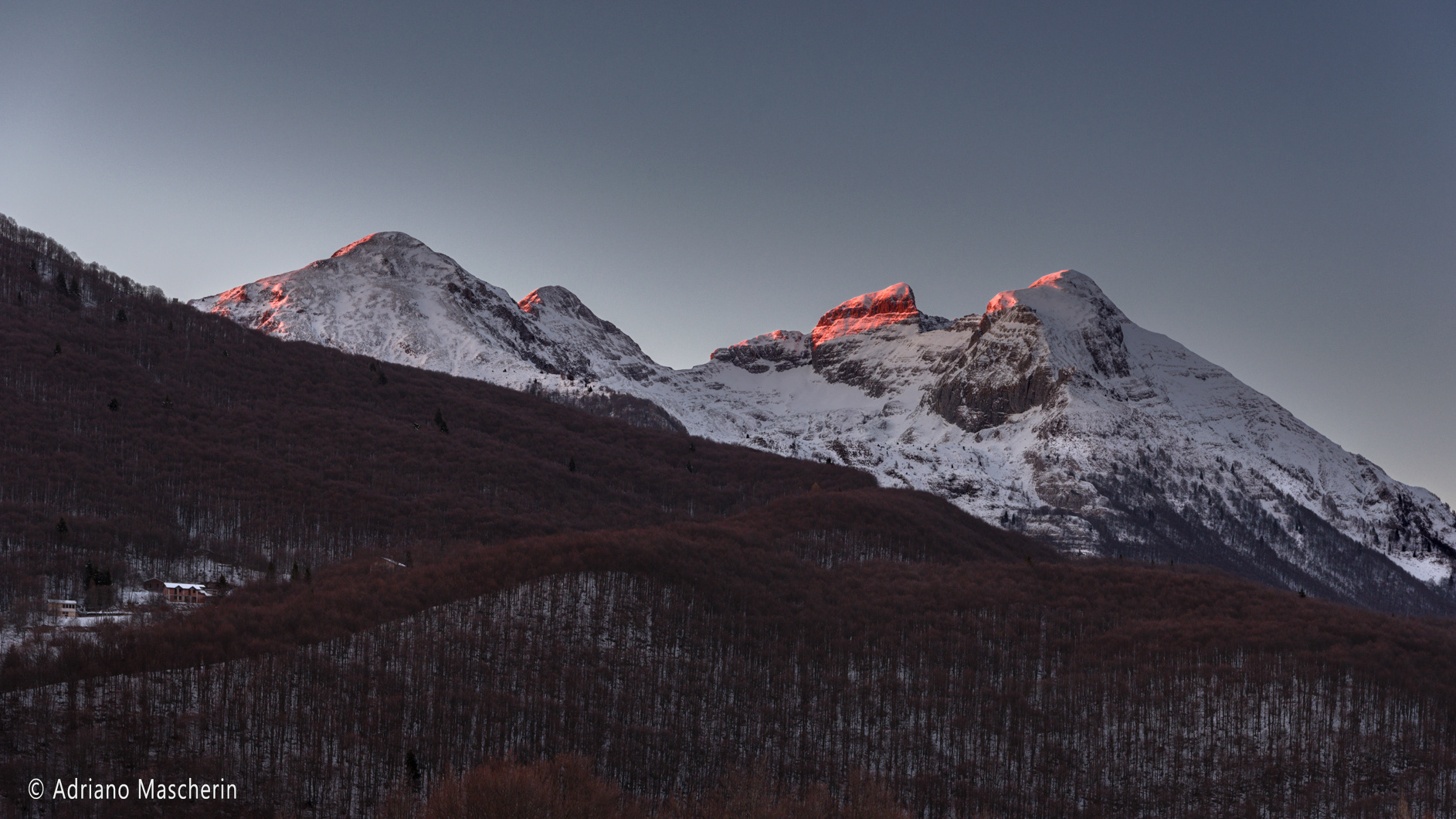 Ultime luci su Cima "Manera" - Last lights on Cima 'Manera'