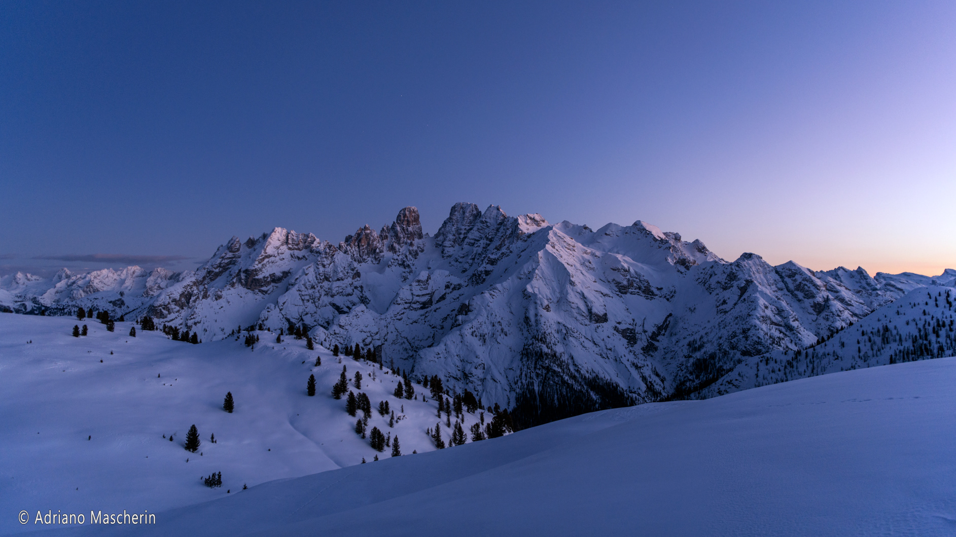 Crepuscolo dal monte Specie - Twilight from Mount Specie