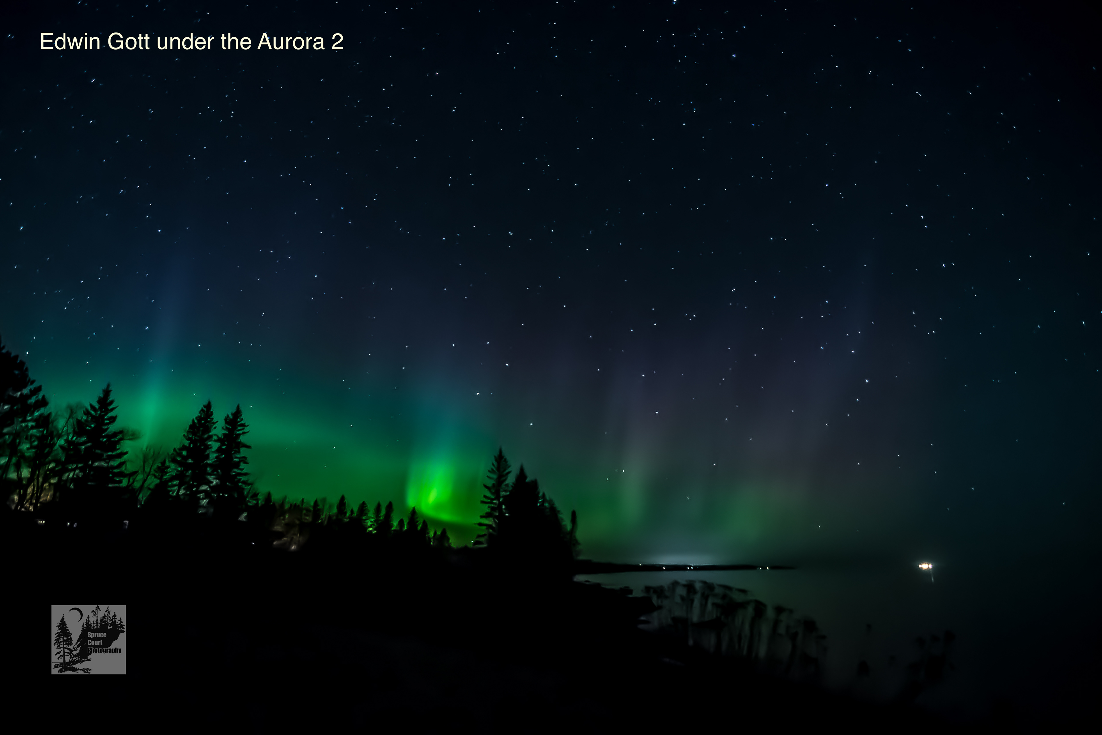 Edwin Gott under the Aurora 2