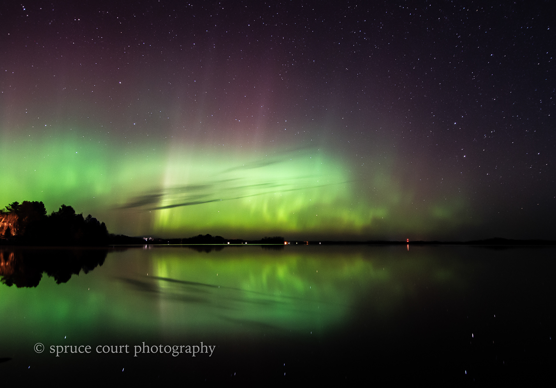 Aurora at Island Lake 11