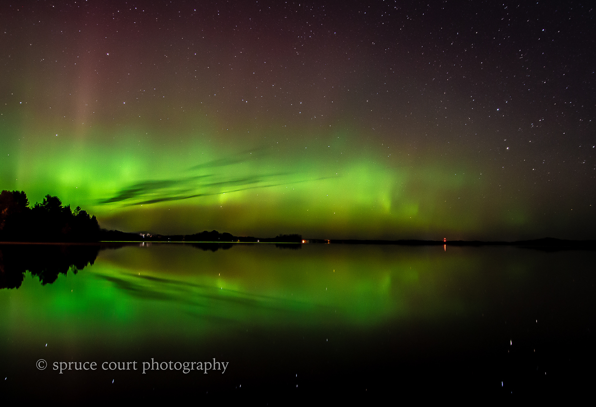 Aurora at Island Lake 8