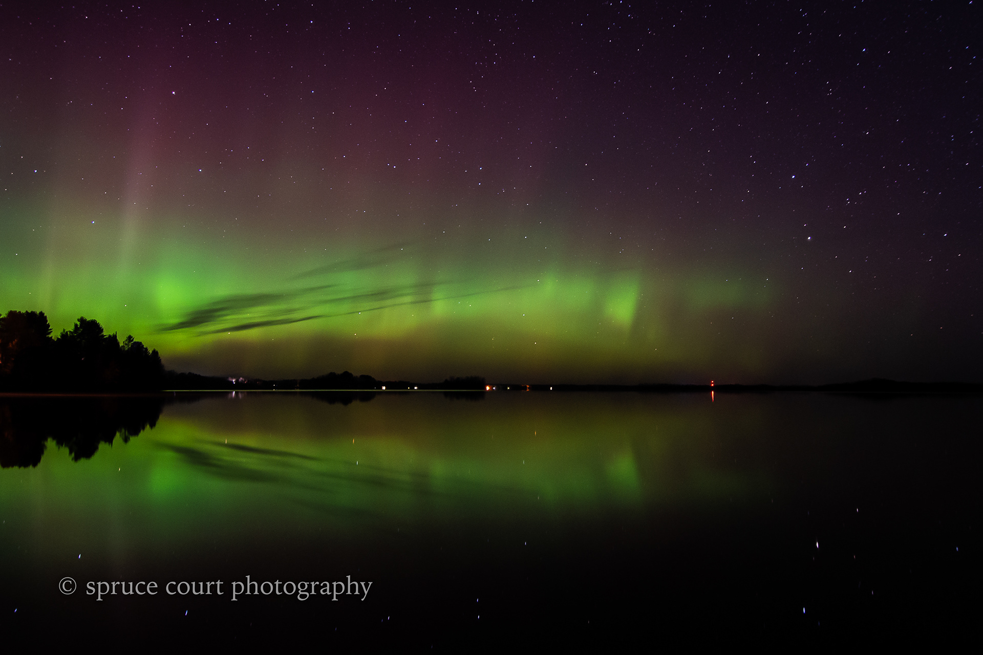 Aurora at Island Lake 7
