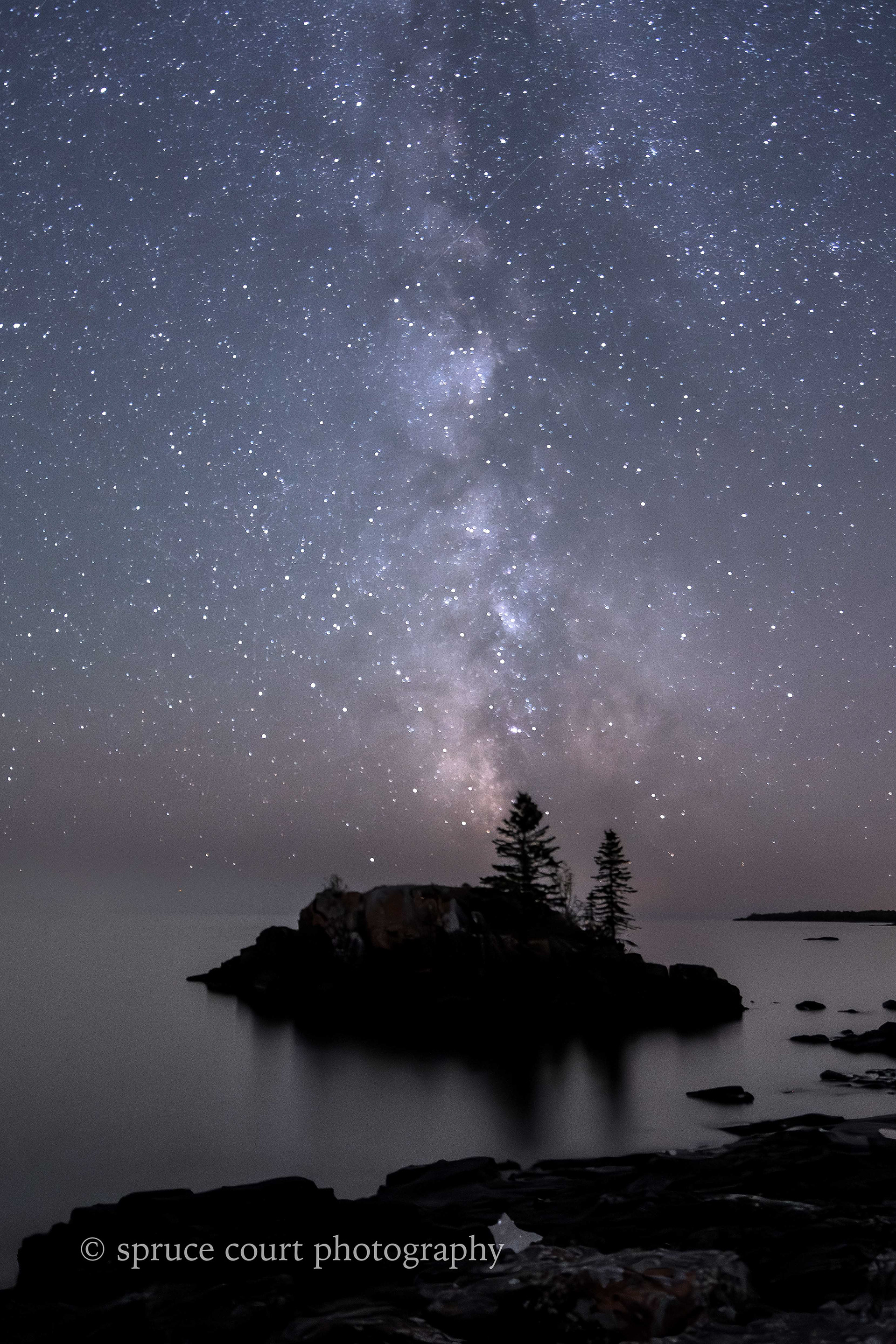 Milky Way over Lake Superior