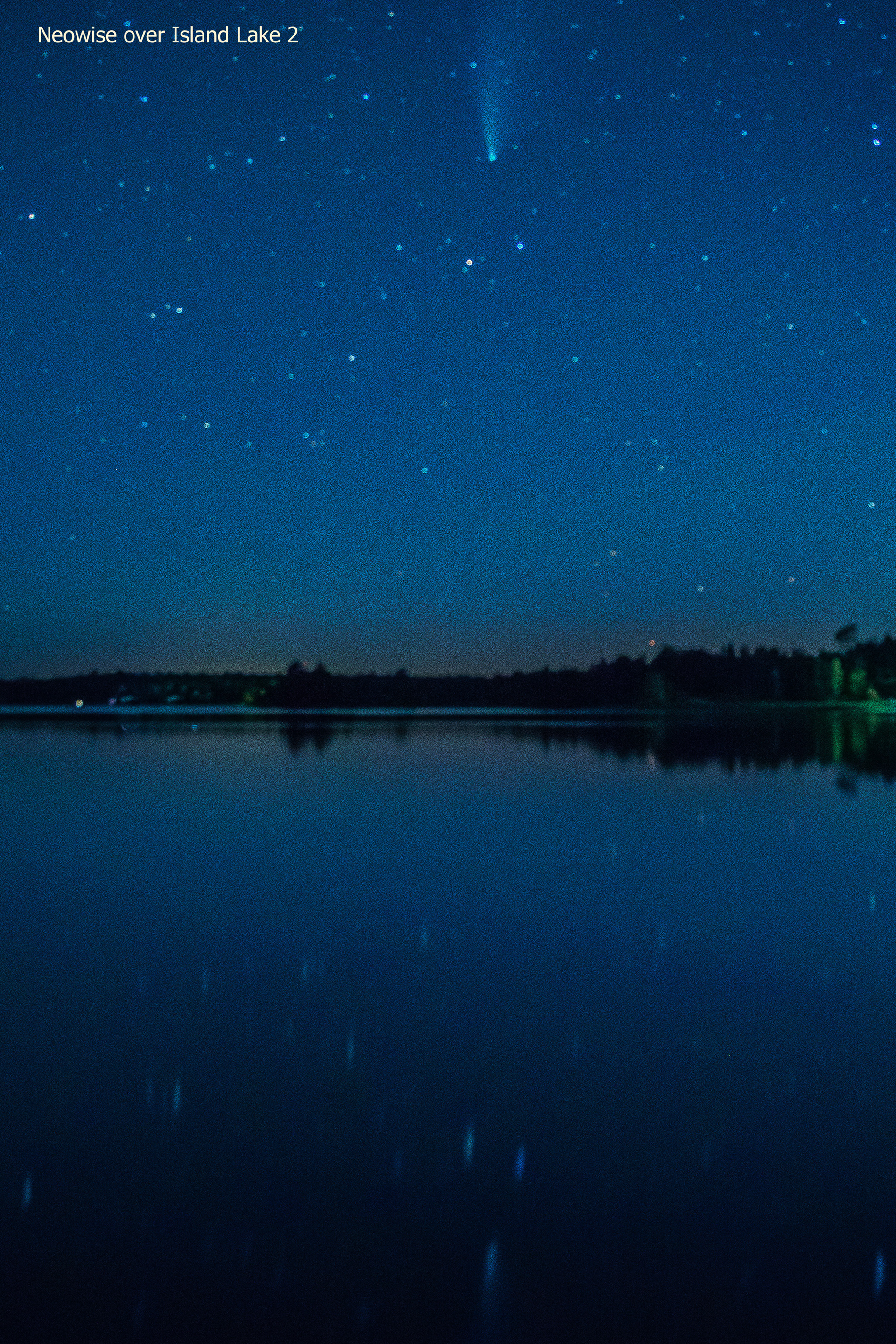 Neowise over Island Lake 2