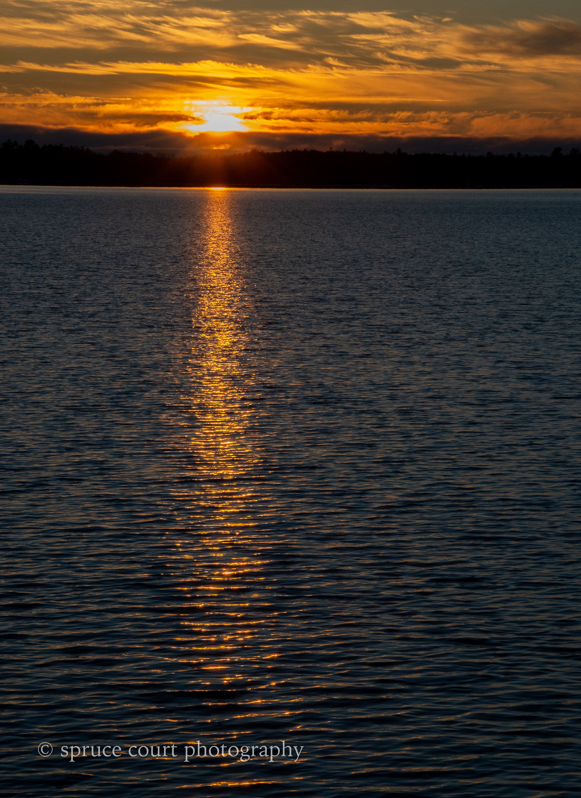 Sunset at Shagawa Lake 1