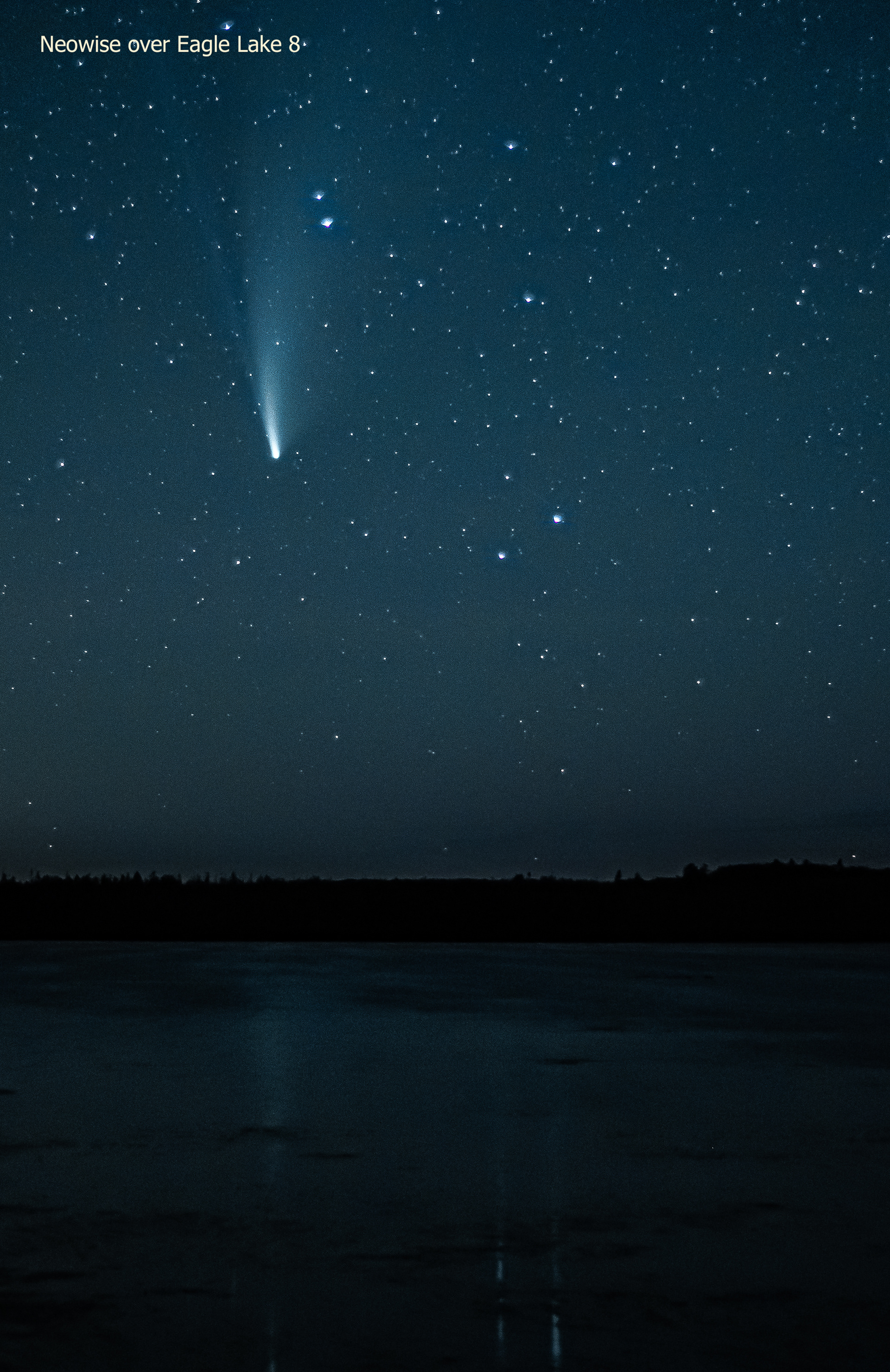 Neowise over Eagle Lake 8