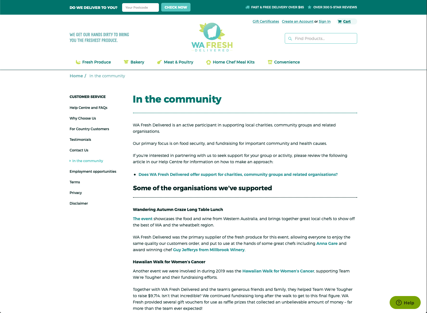 An example of content pages on the site, and the level of clarity, detail, and ease of navigation aimed for during my stewardship