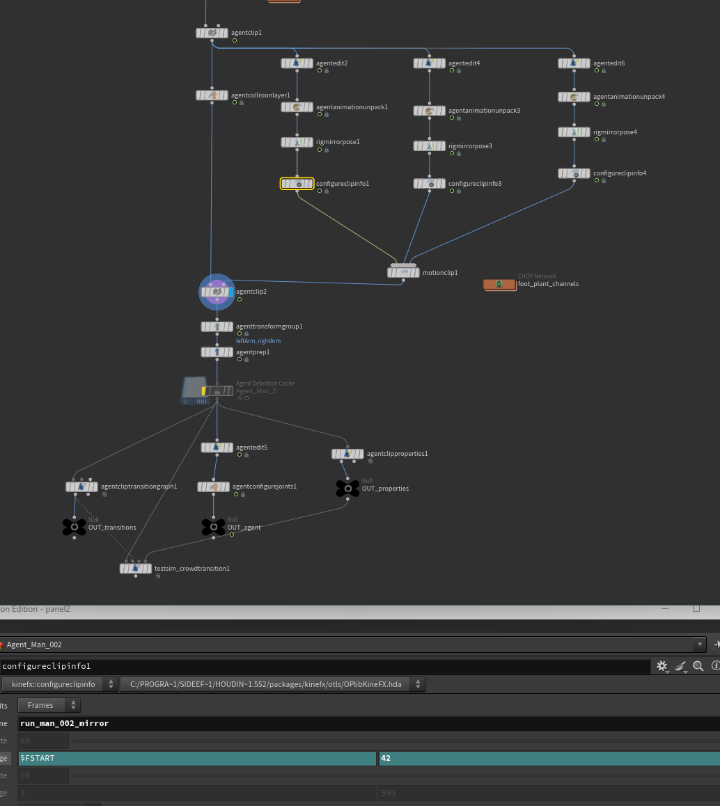 Agent setup