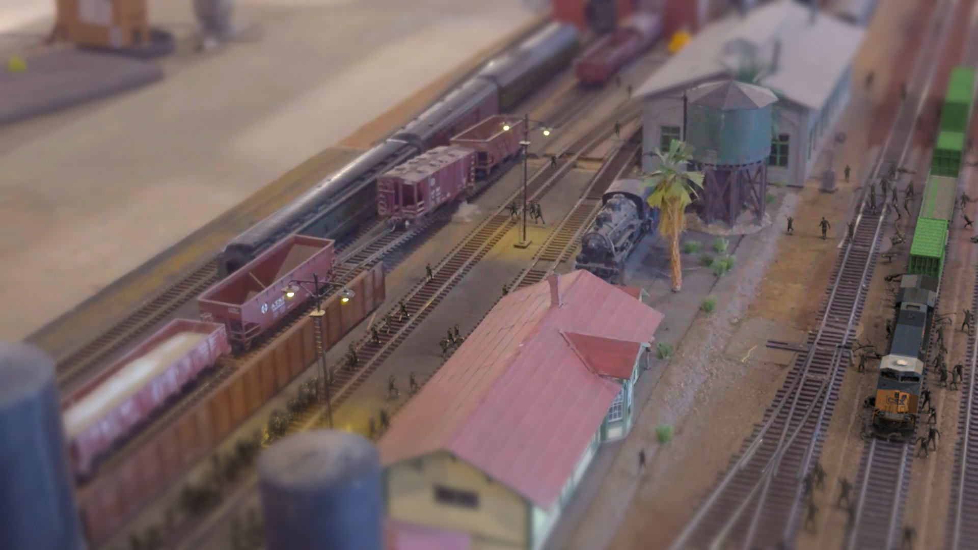 Color grade, added grain to match plate, stop motion retime, & roto