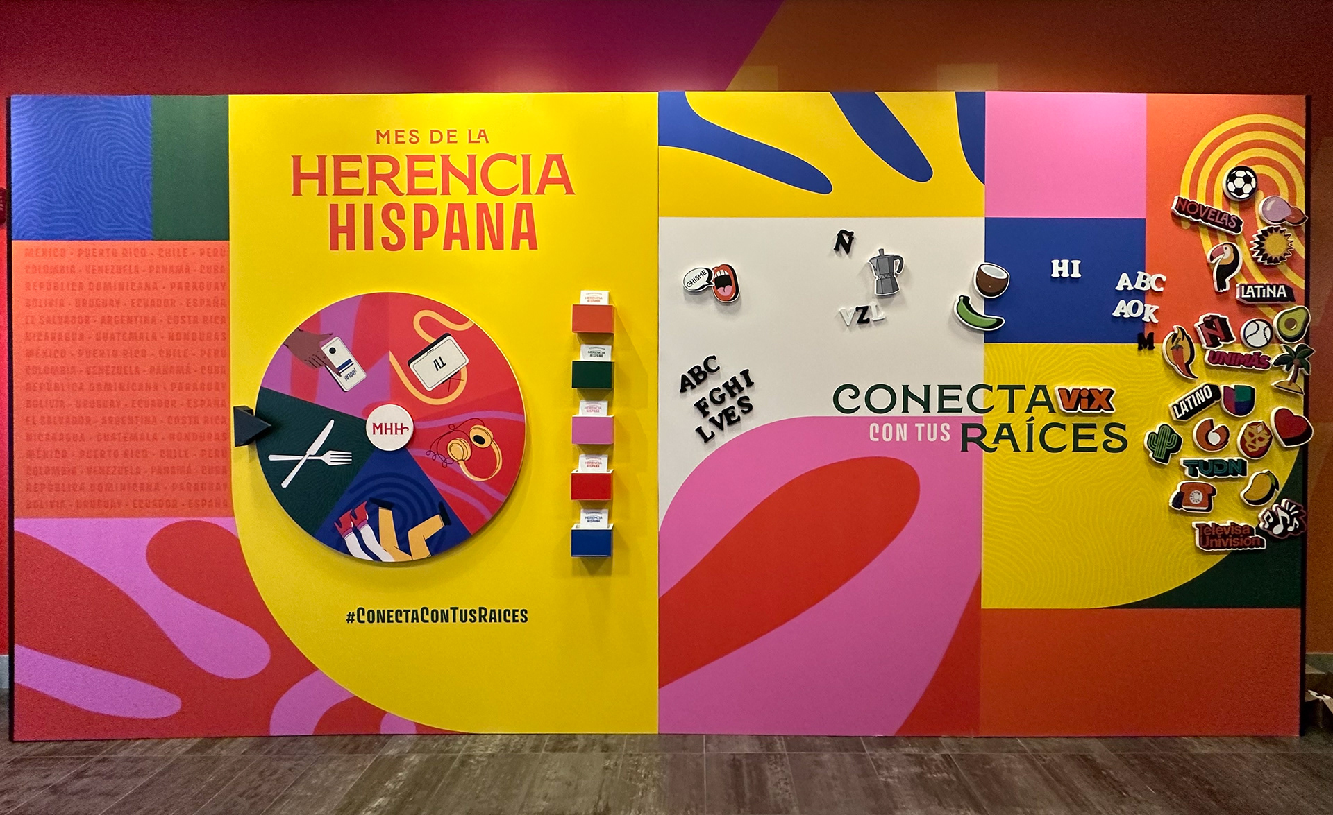 Hispanic Heritage Month 2023 - Wall Activation