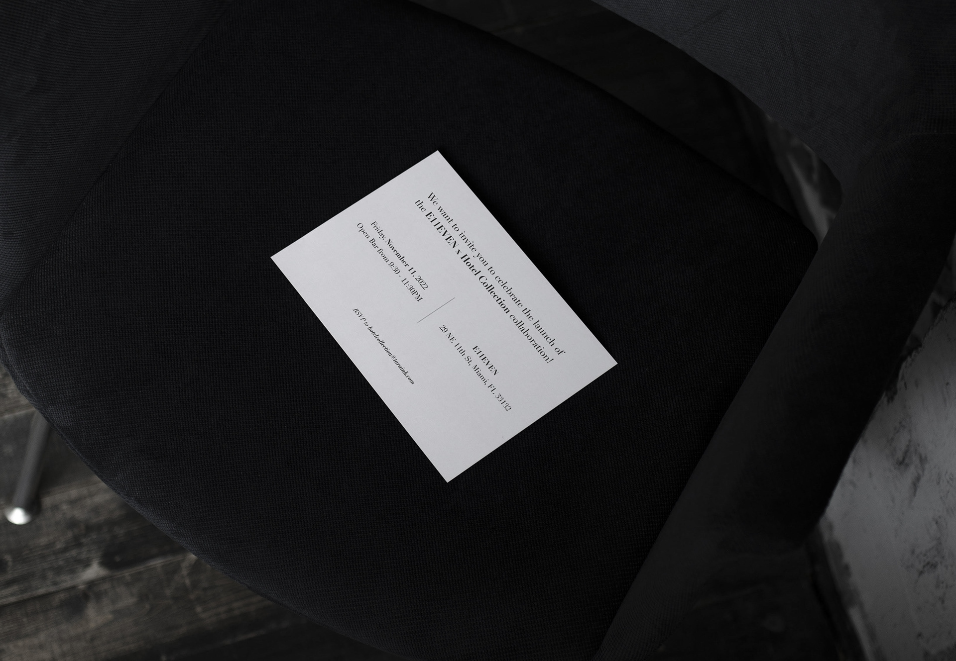 E11EVEN X HC - Launch Party Invite