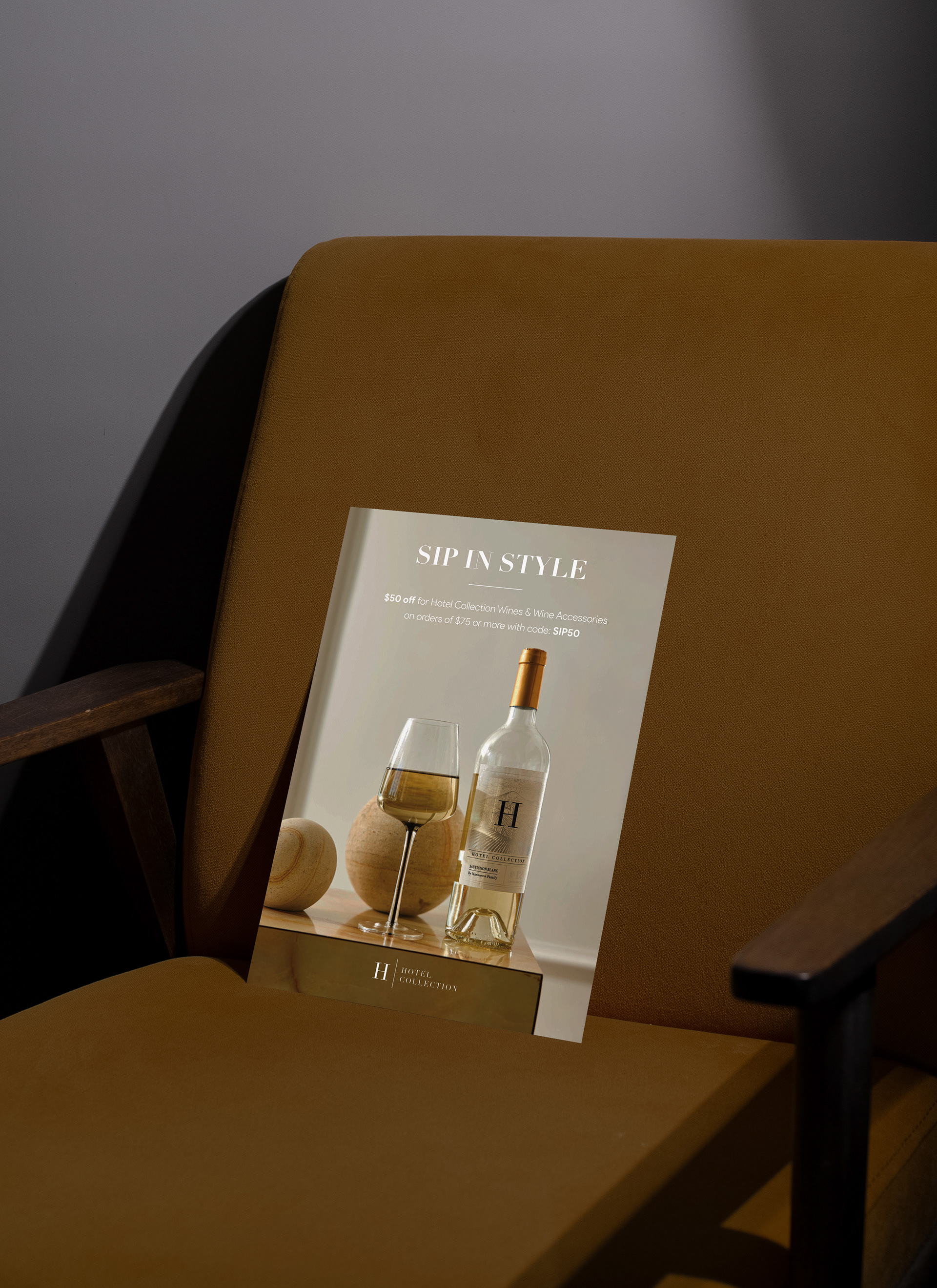 Wine - Postcard Design