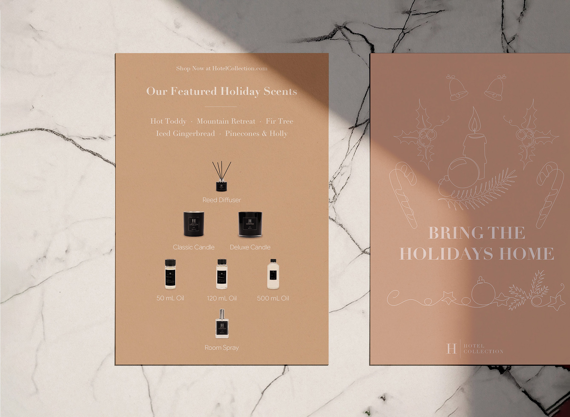 Holiday Scents - Postcard Design