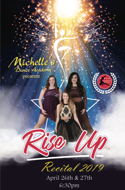 24 Page Event Program for Michelle's Dance Academy (Cover Shown), 2019