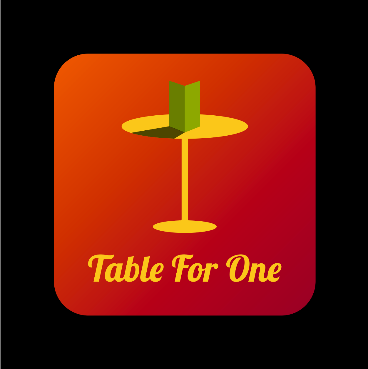 Table for One Logo, 2020