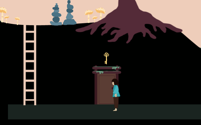 A golden key = You have the key to unlock the door