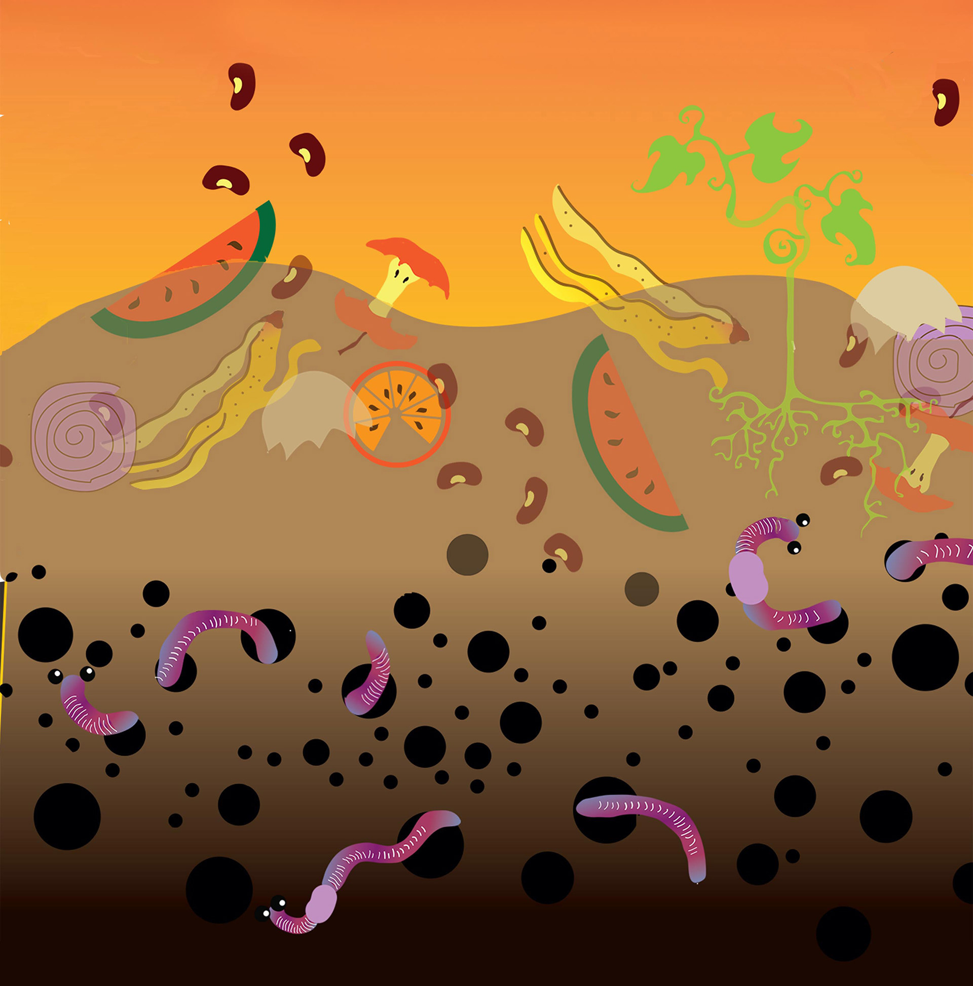 Compost: From decay and goo, life springs anew!
