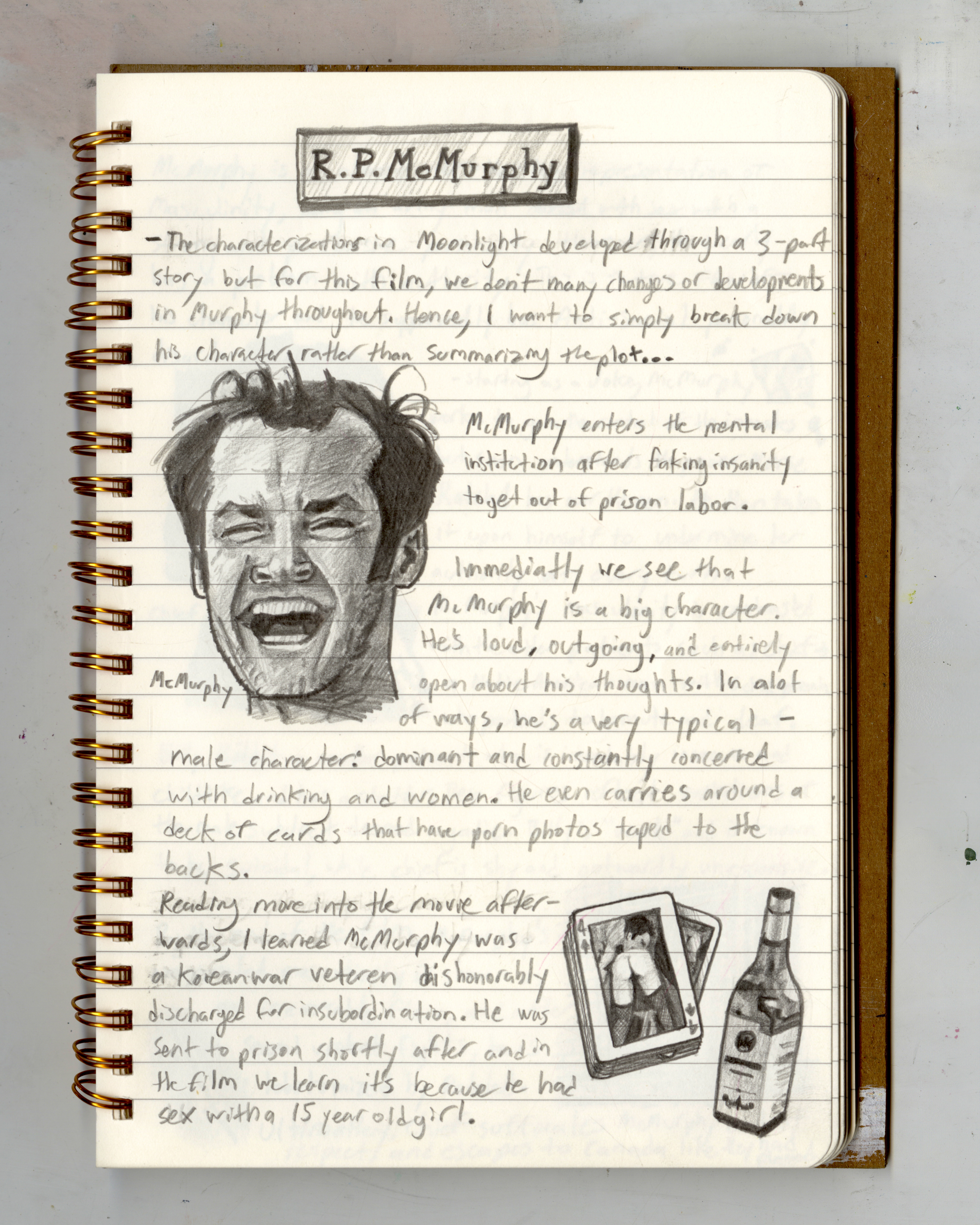 One Flew Over the Cuckoo's Nest Journal 