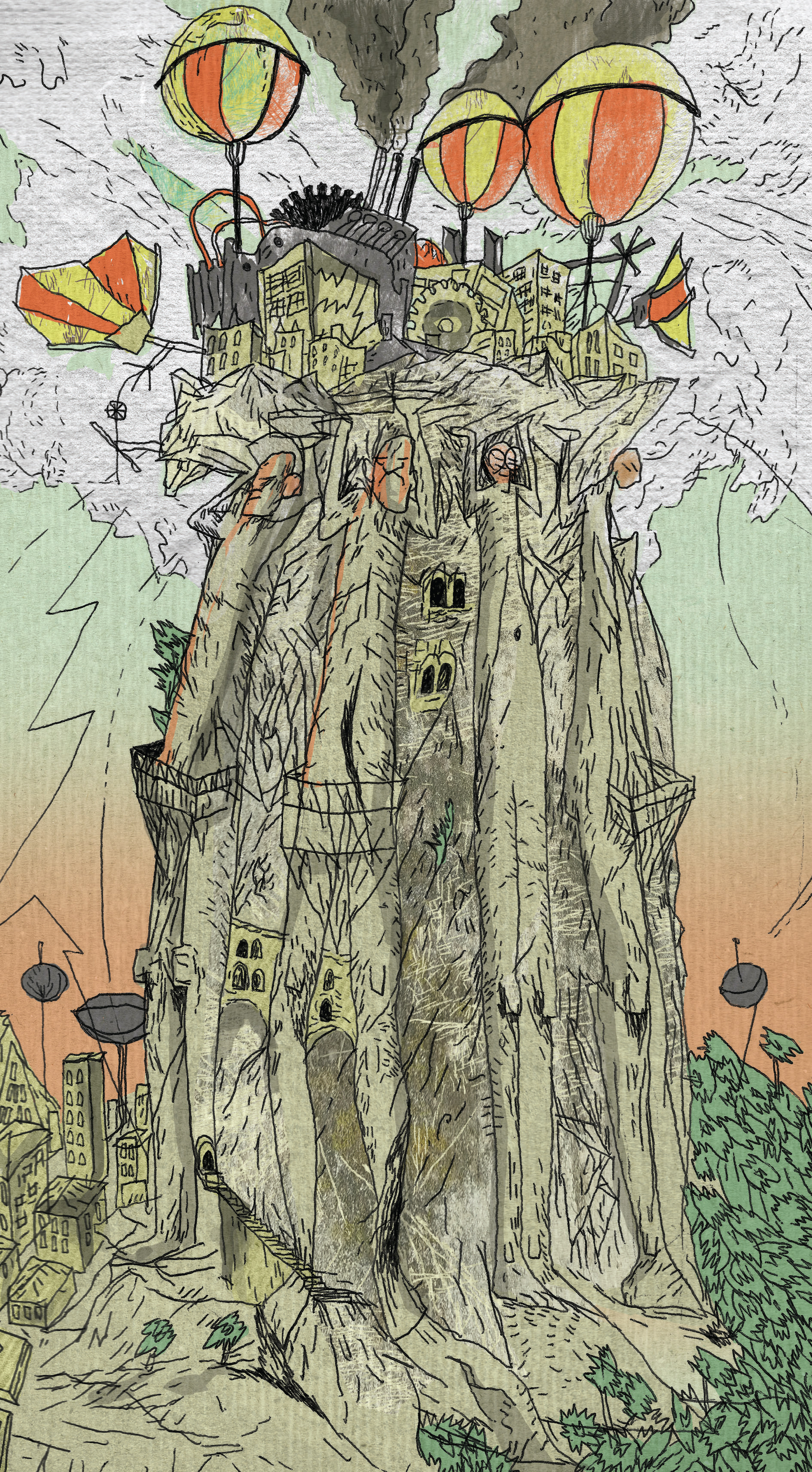 CLOUD COMPUTING, from "Mappe per l'Invisibile©" 2021