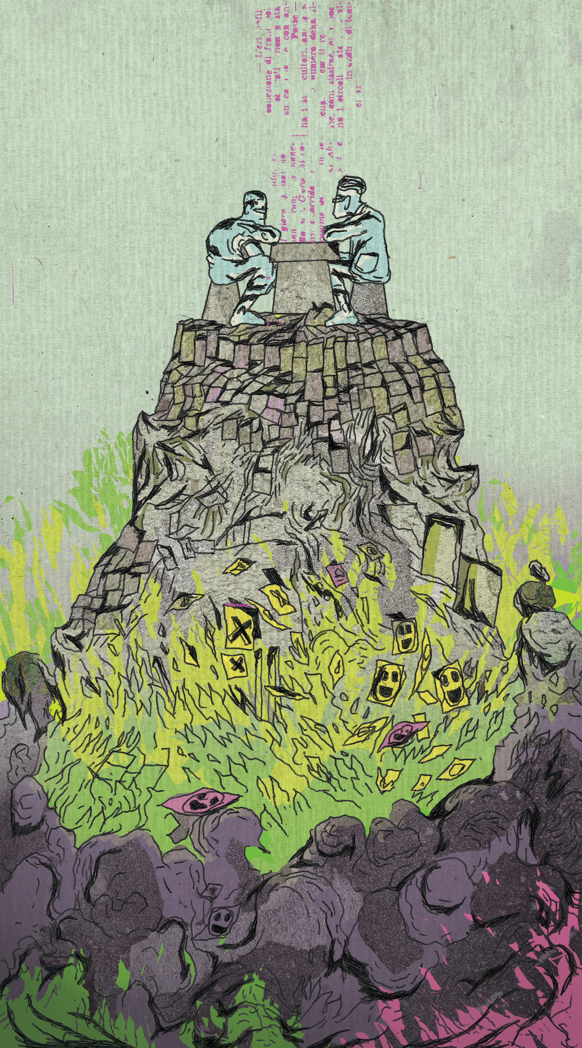 CYBERWARFARE, from "Mappe per l'Invisibile©" 2024