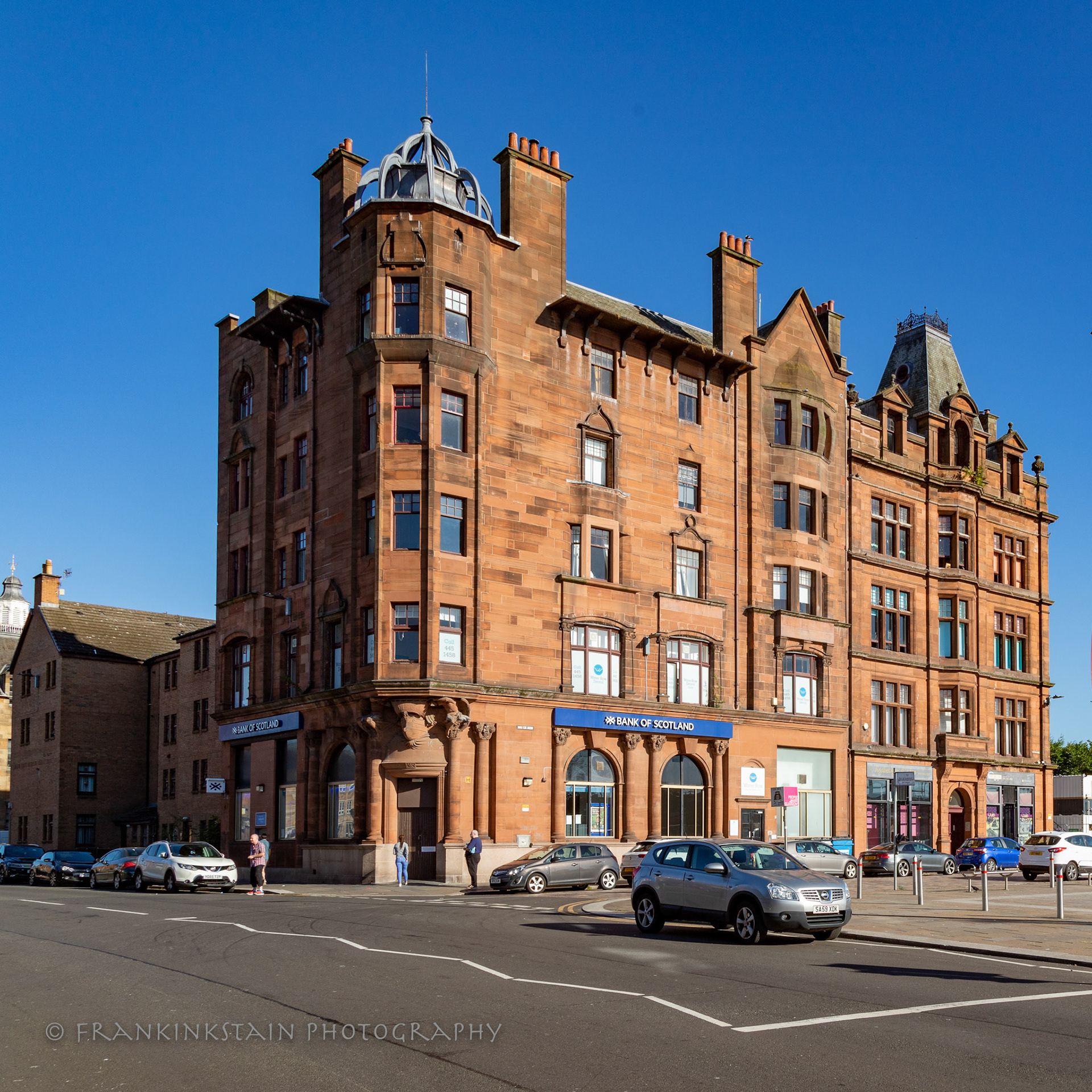 FORMER BRITISH LINEN BANK, AND FLATS