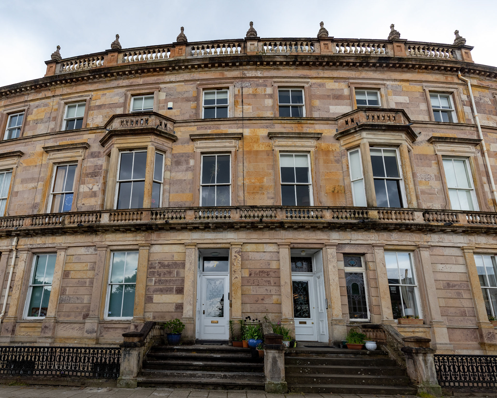 3-10 (INCLUSIVE NOS) CROWN CIRCUS AND 1, 1A AND 2 CROWN TERRACE AND 15 AND 17 CROWN ROAD NORTH, WITH GATEPIERS AND RETAINING WALL