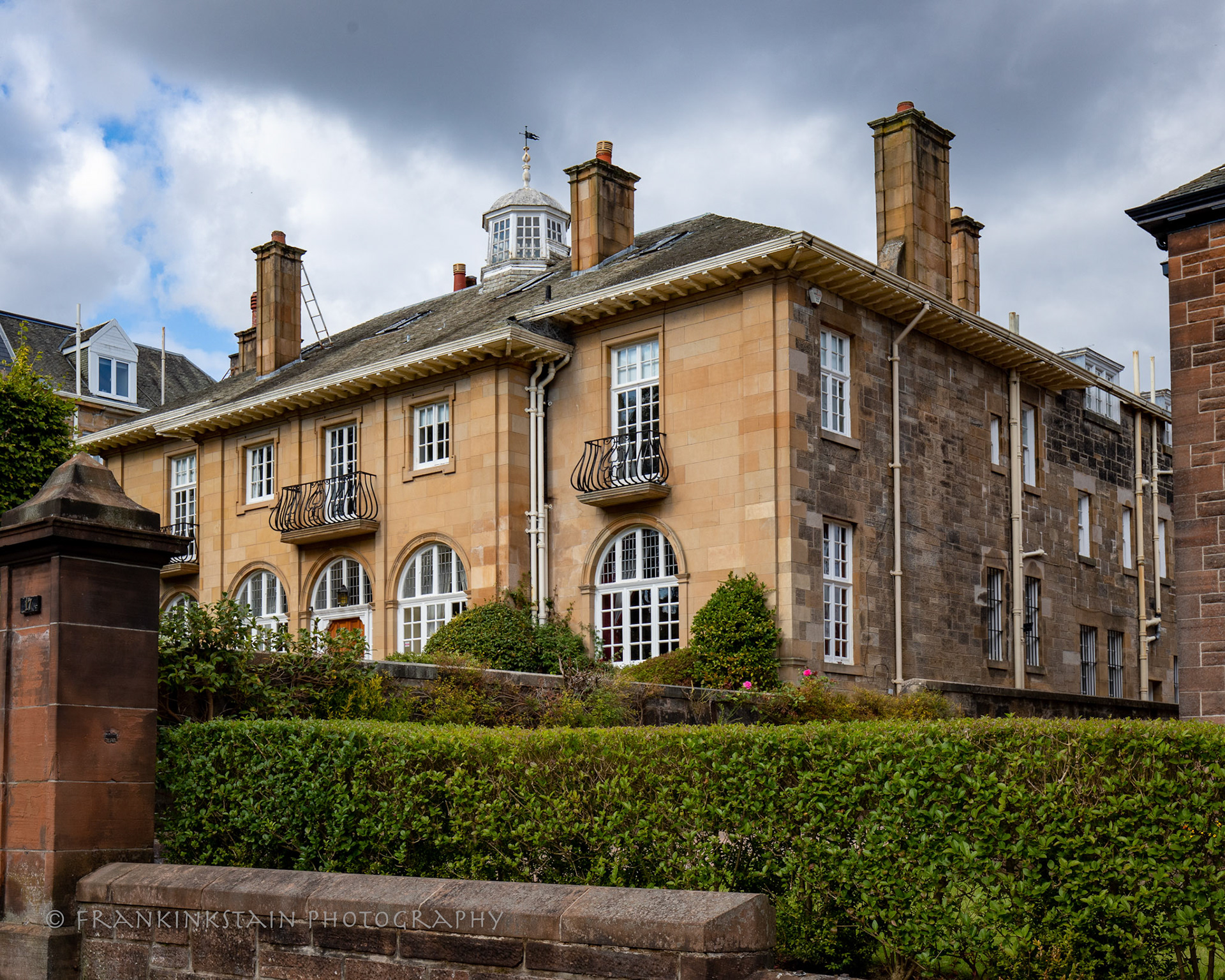 15 CLEVEDEN GARDENS WITH GARAGE, GATEPIERS, GATES, WALLS AND RAILINGS