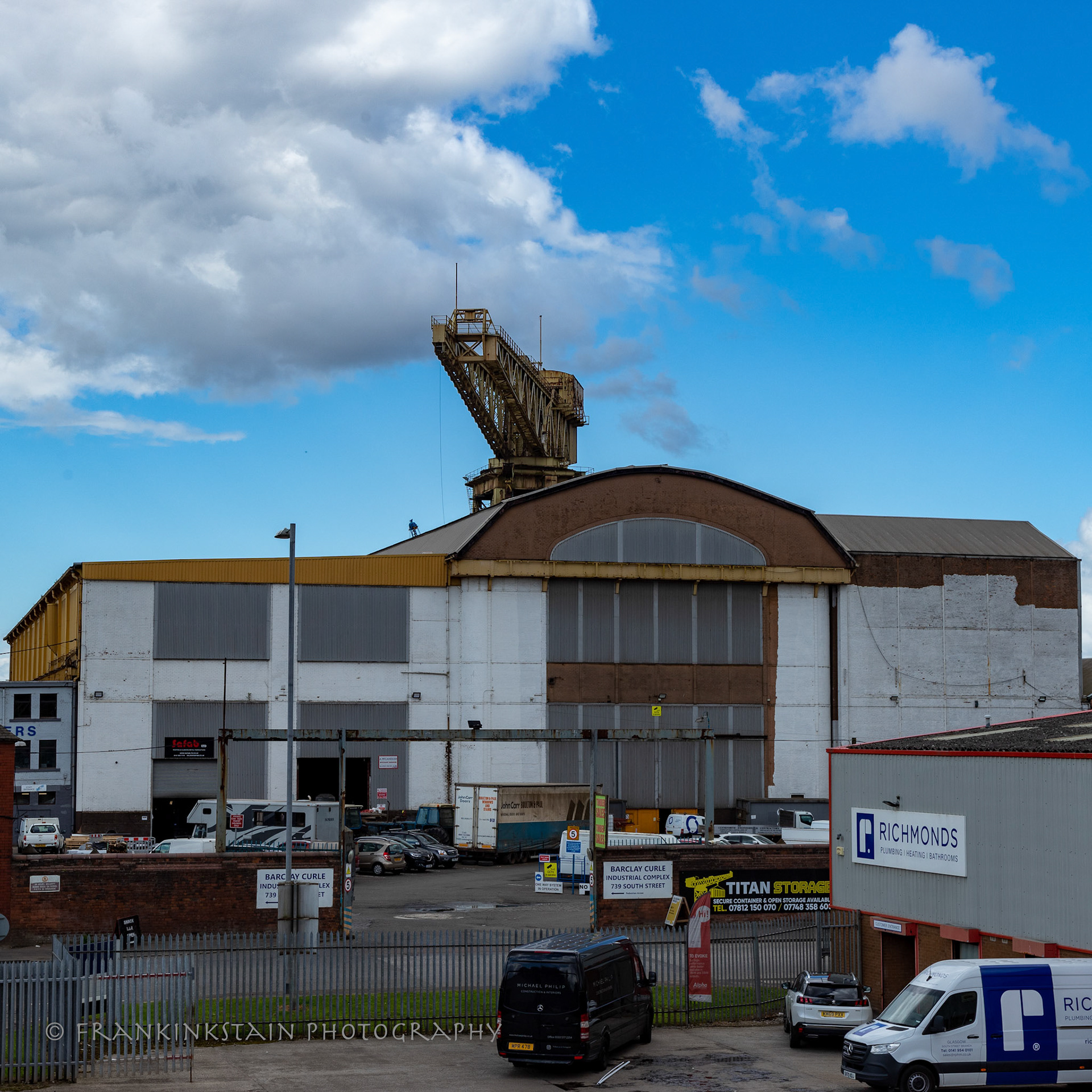 NORTH BRITISH ENGINE WORKS AND QUAYSIDE TITAN CRANE