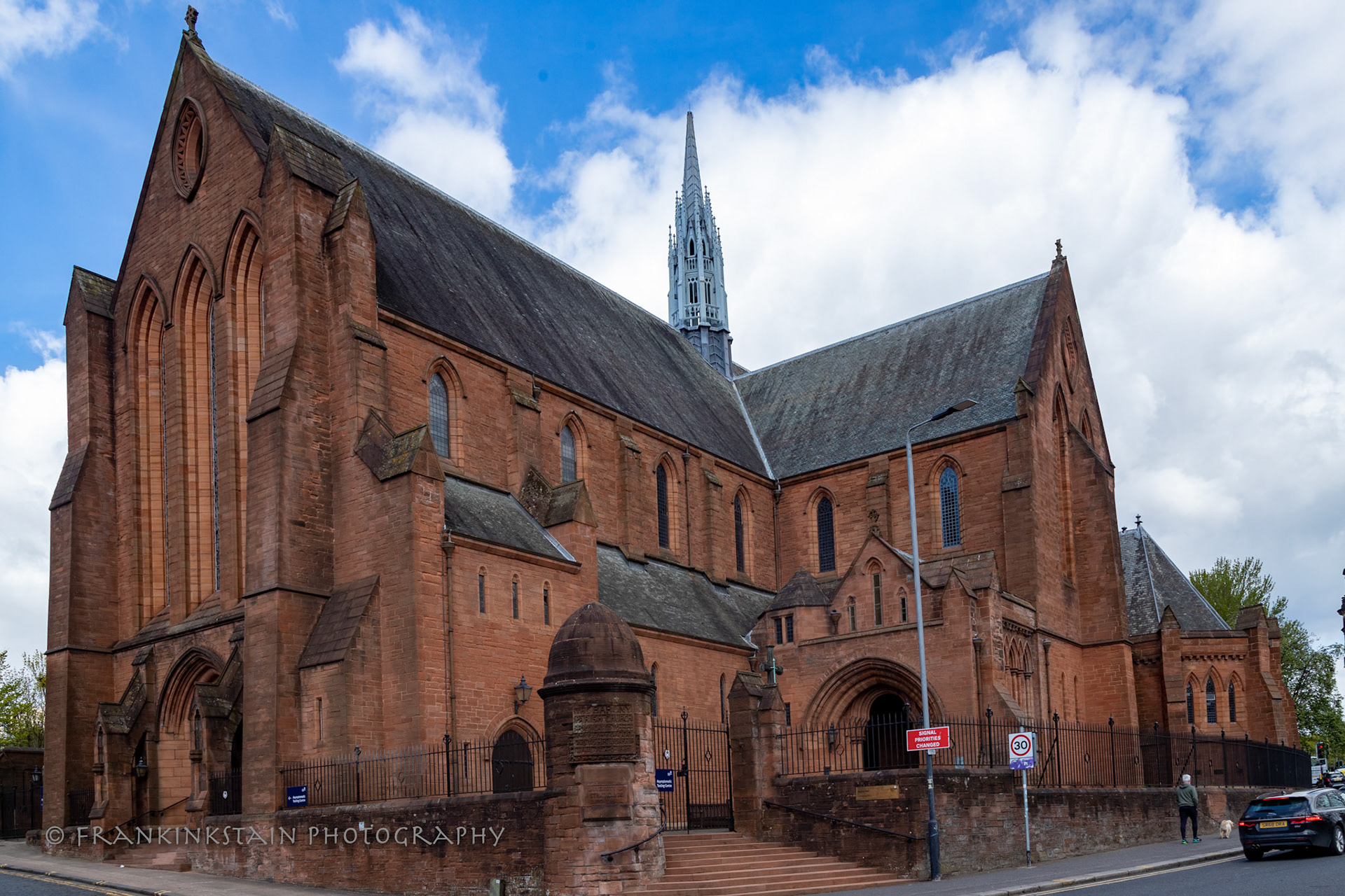 BARONY HALL WITH WAR MEMORIAL