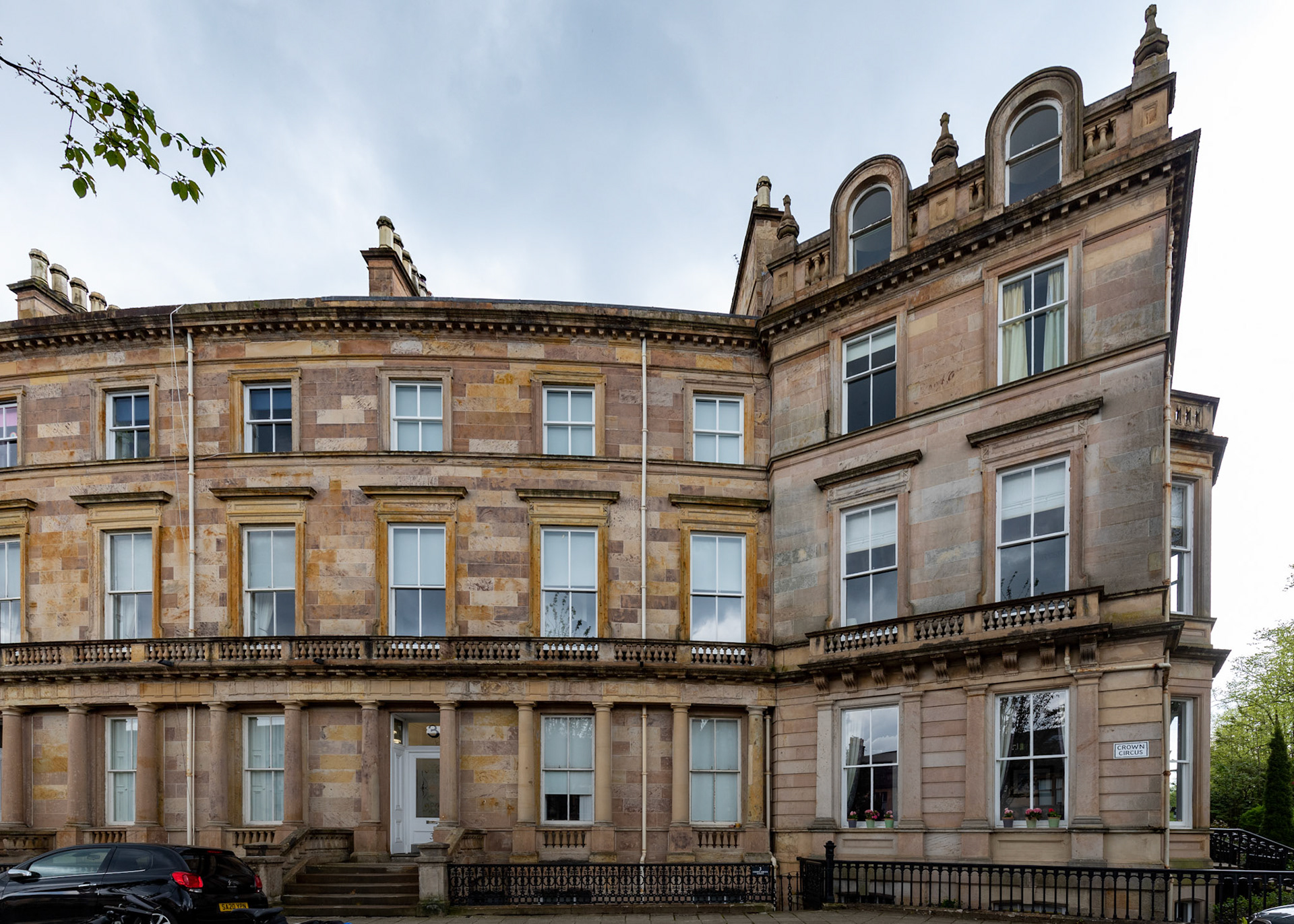 3-10 (INCLUSIVE NOS) CROWN CIRCUS AND 1, 1A AND 2 CROWN TERRACE AND 15 AND 17 CROWN ROAD NORTH, WITH GATEPIERS AND RETAINING WALL