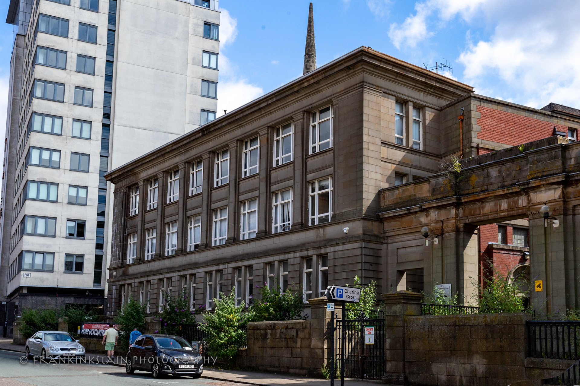 120, ELMBANK STREET WITH 71-83 (ODD NOS) HOLLAND STREET AND LODGES, 59, 61 HOLLAND STREET, GATES AND RETAINING WALLS